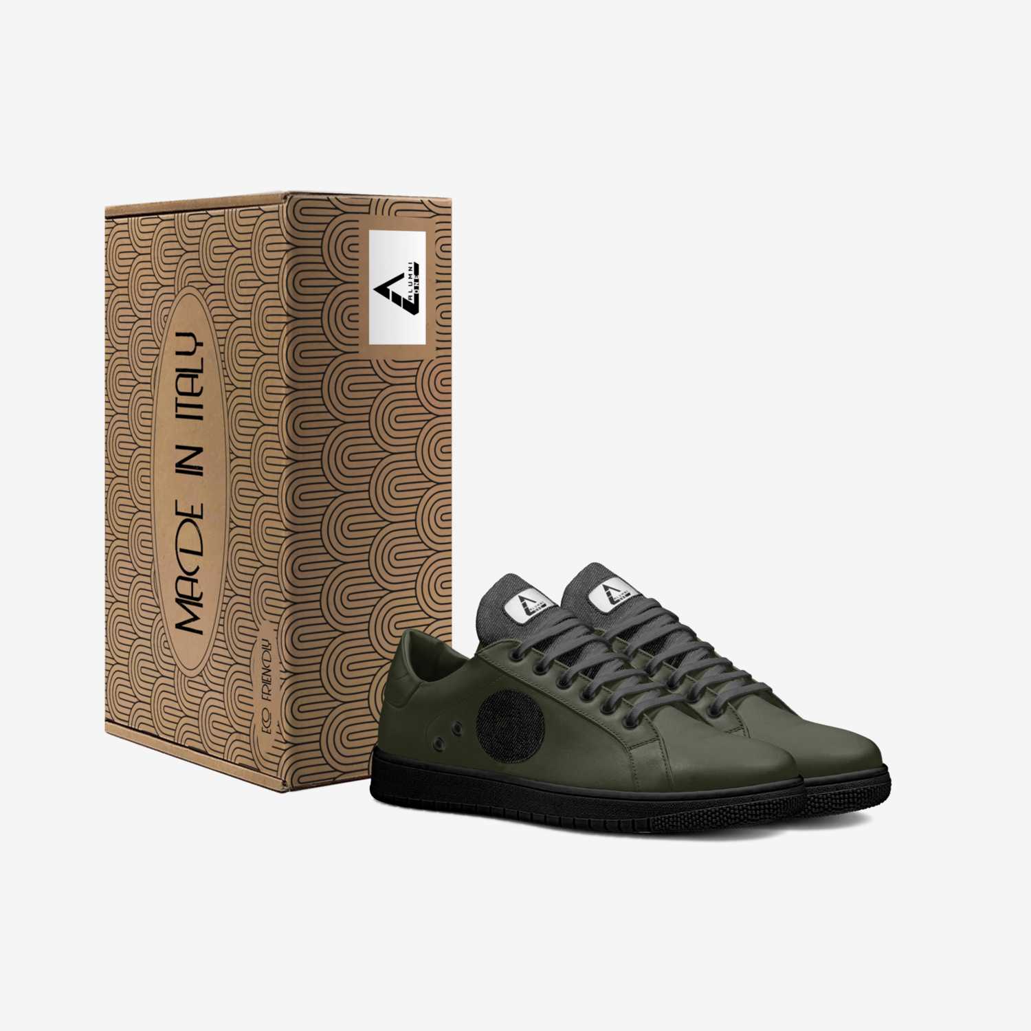 Alumni One Shadows custom made in Italy shoes by Style With Kicks | Box view