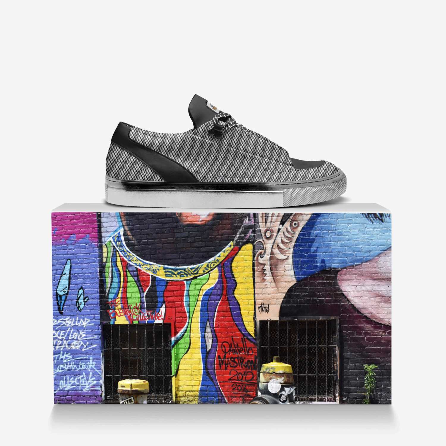 PUFFS custom made in Italy shoes by Anthony Pandozzi | Over box view