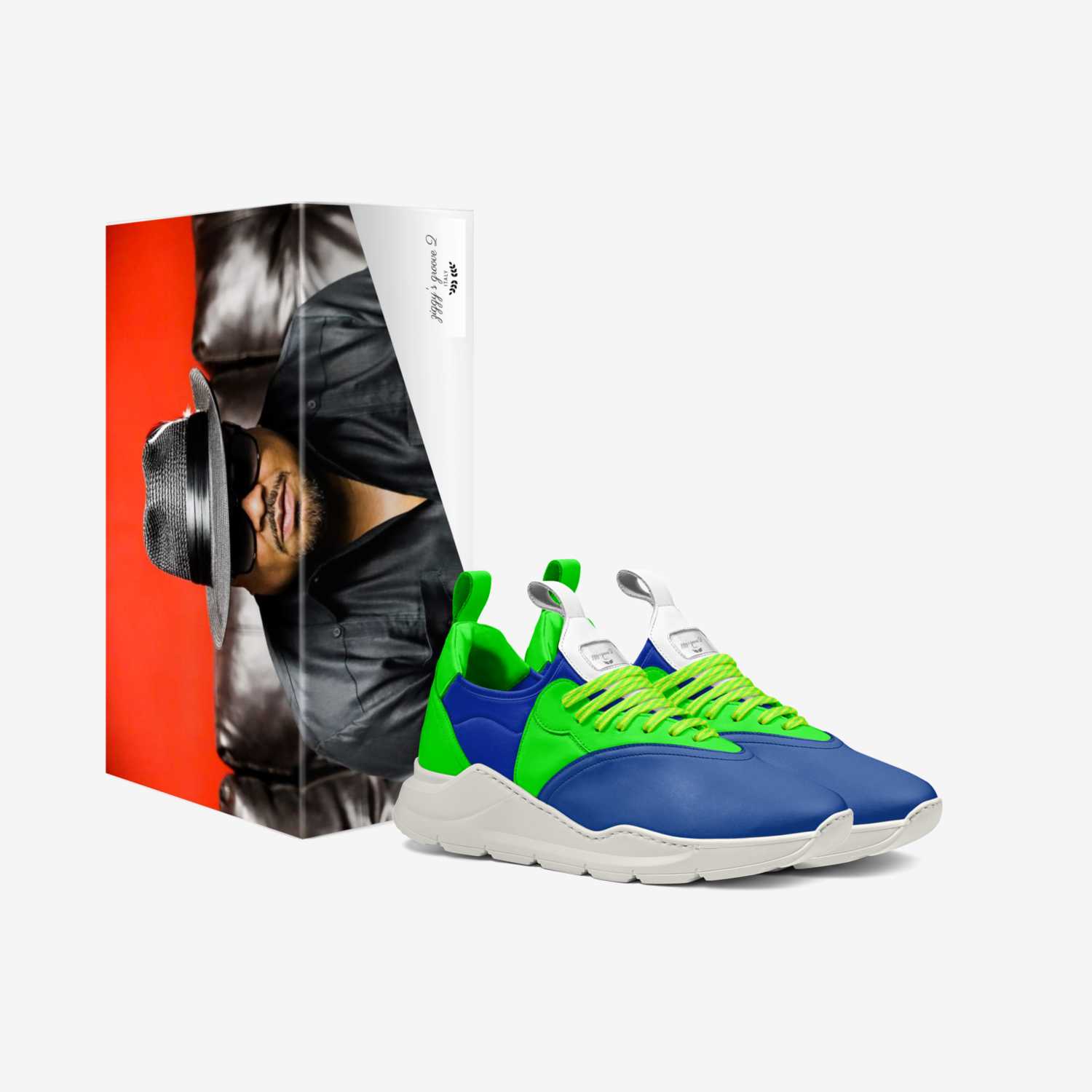 ziggy's groove 2 custom made in Italy shoes by Jamon Gibbs | Box view