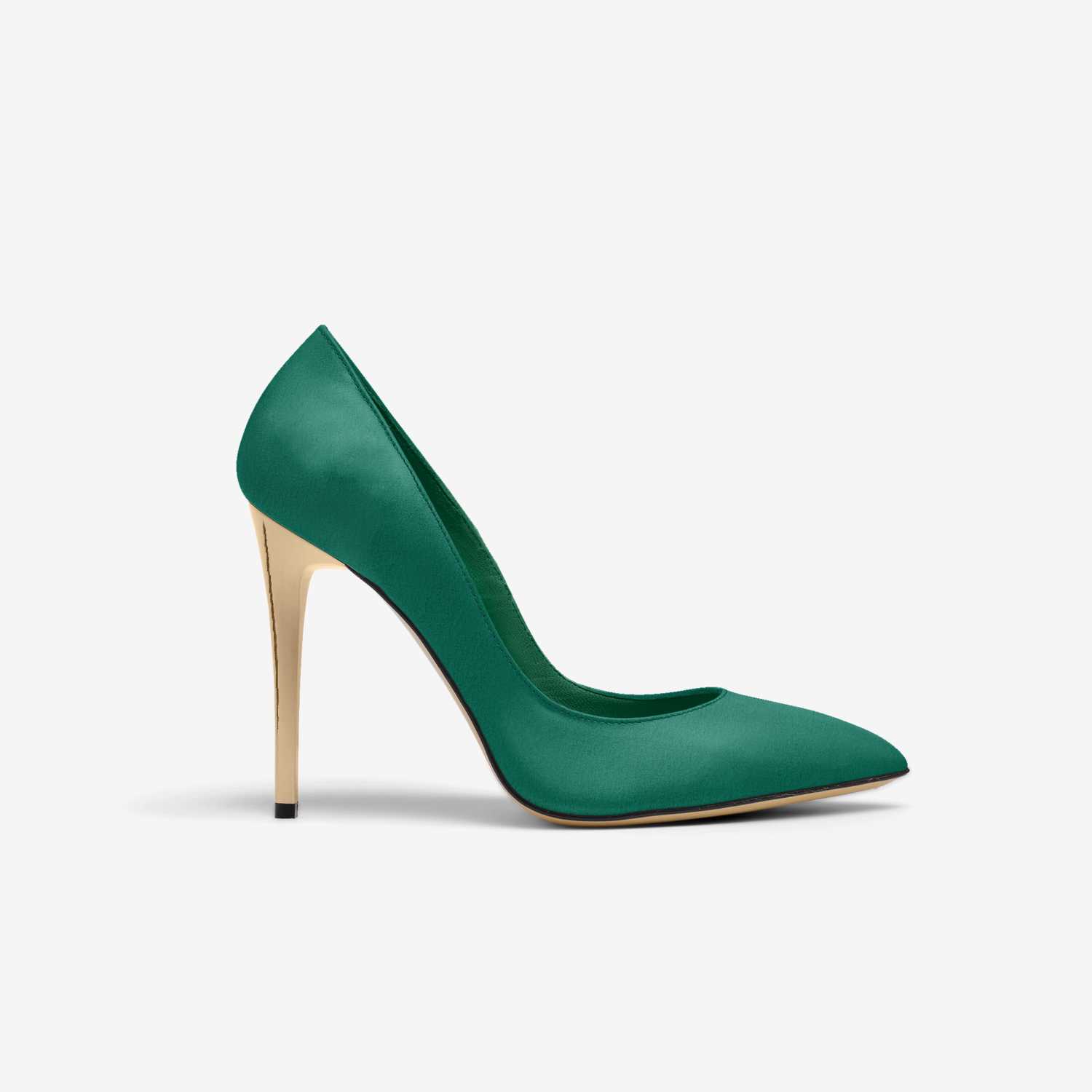 Emerald Envy custom made in Italy shoes by Rauh Karim | Side view