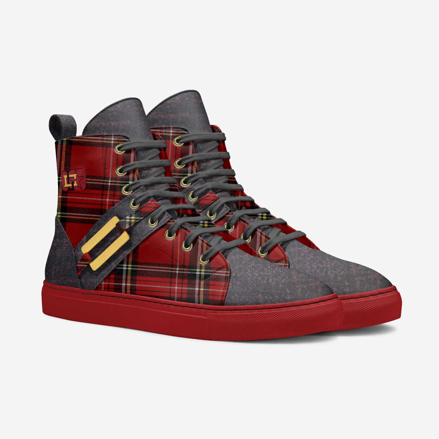 Concrete Lion custom made in Italy shoes by Rodney R. | Double view