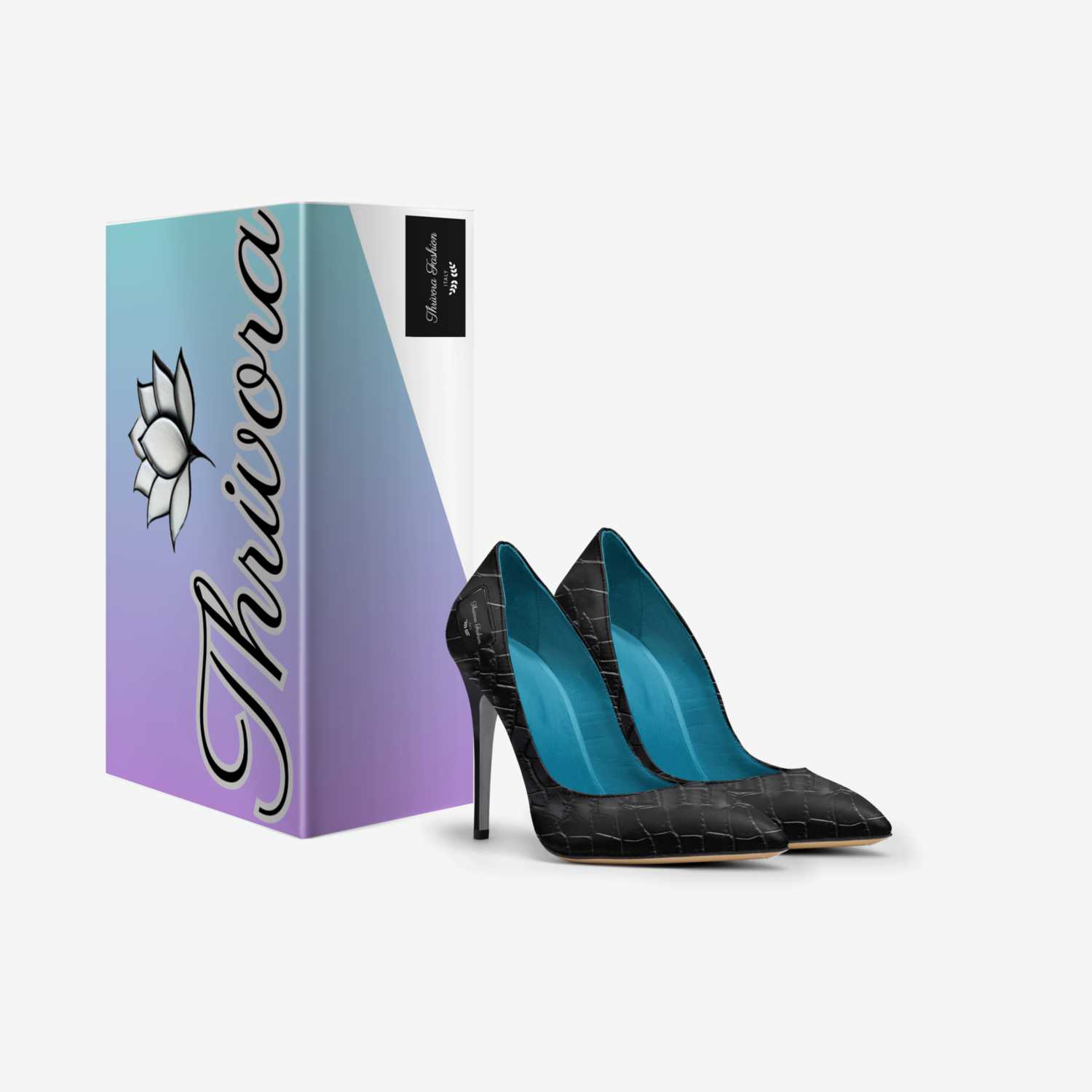 Thrivora custom made in Italy shoes by Blanca Perez | Box view