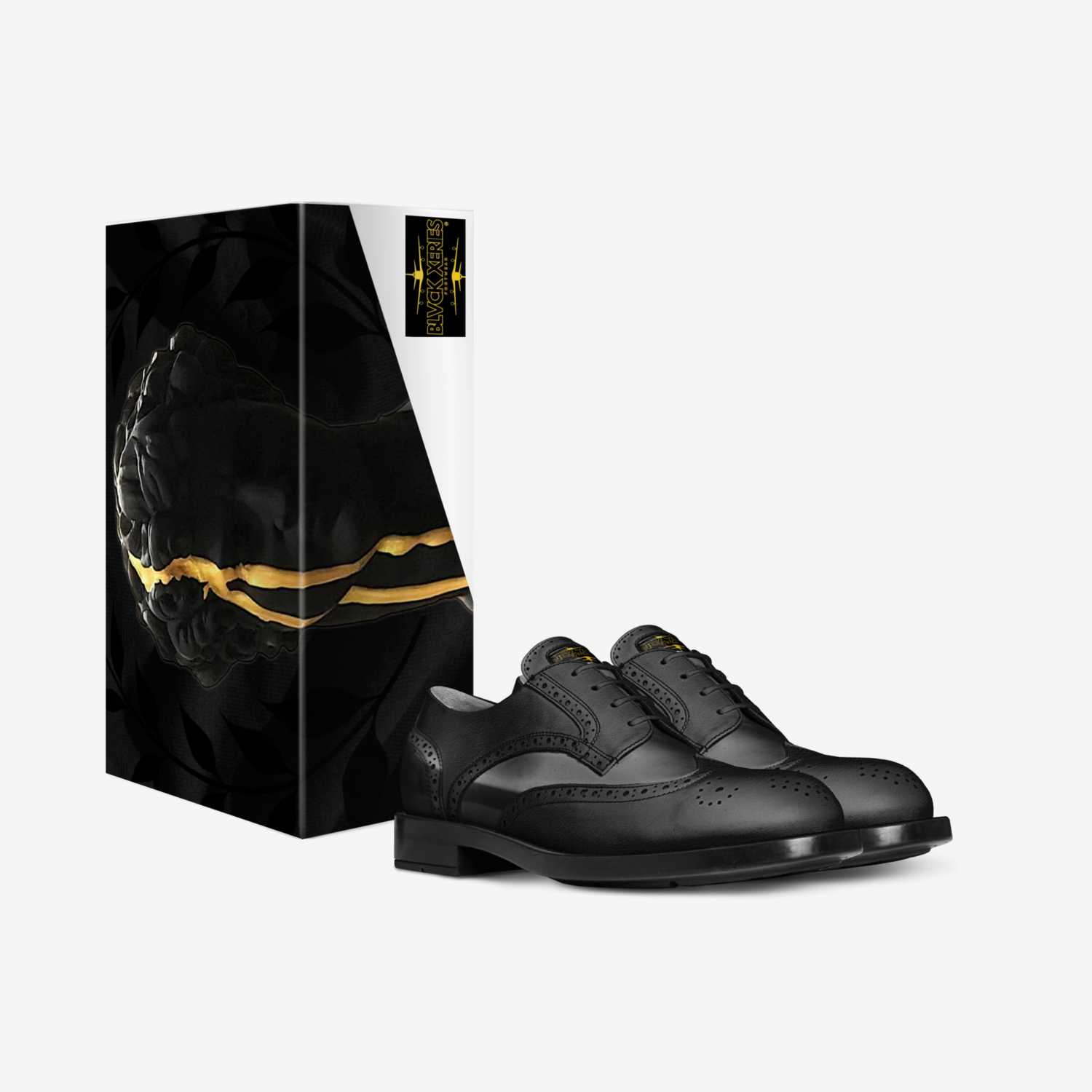 BLVCK XERIES IX  custom made in Italy shoes by Caleb Thompson | Box view