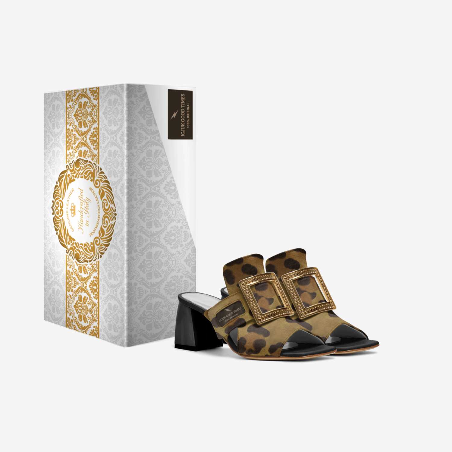 ICJUK Good Times custom made in Italy shoes by Claire Jane Vranian | Box view