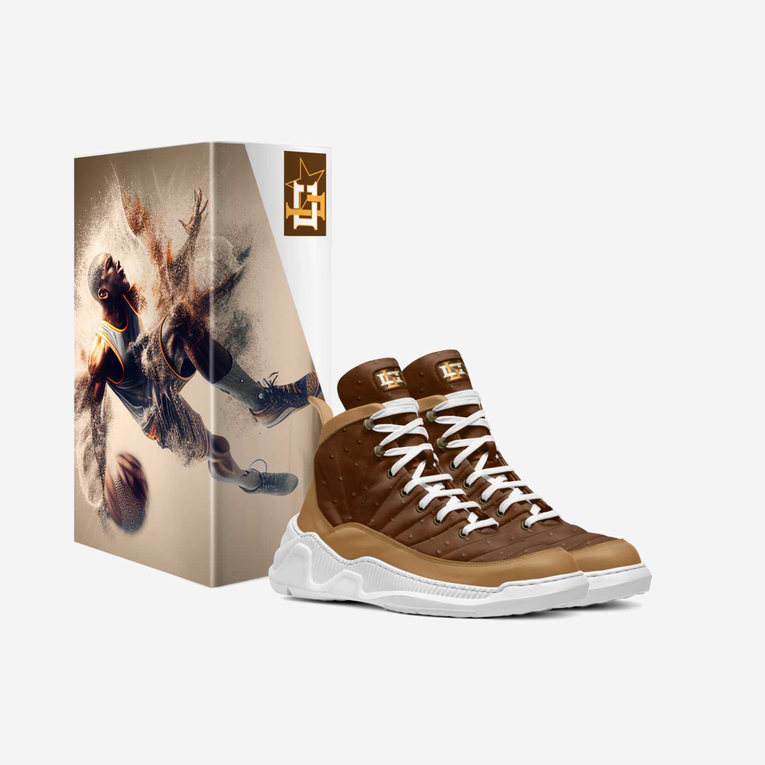 Concrete Lion custom made in Italy shoes by Rodney R. | Box view
