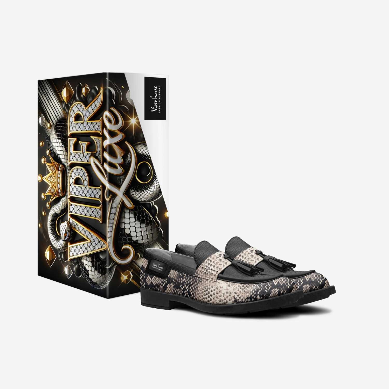 Viper Luxe custom made in Italy shoes by Bullish Boutique | Box view