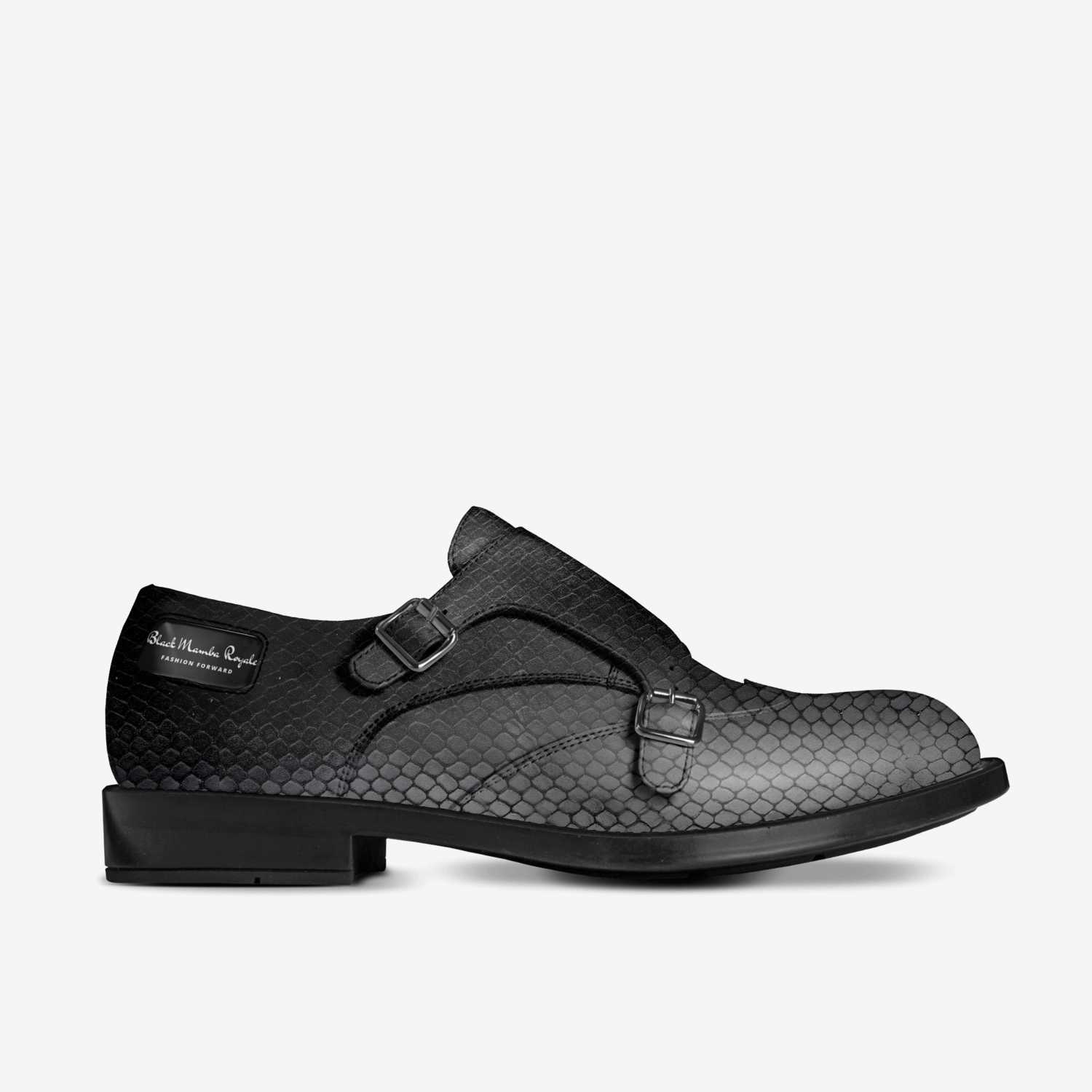 Black Mamba Royale custom made in Italy shoes by Bullish Boutique | Side view