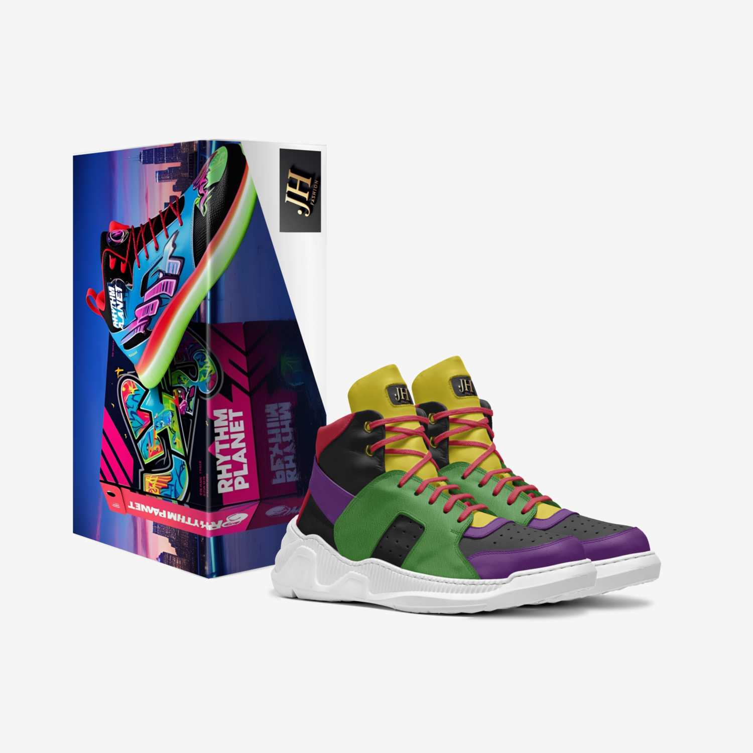 Rhythm Planet custom made in Italy shoes by John Hopkins | Box view