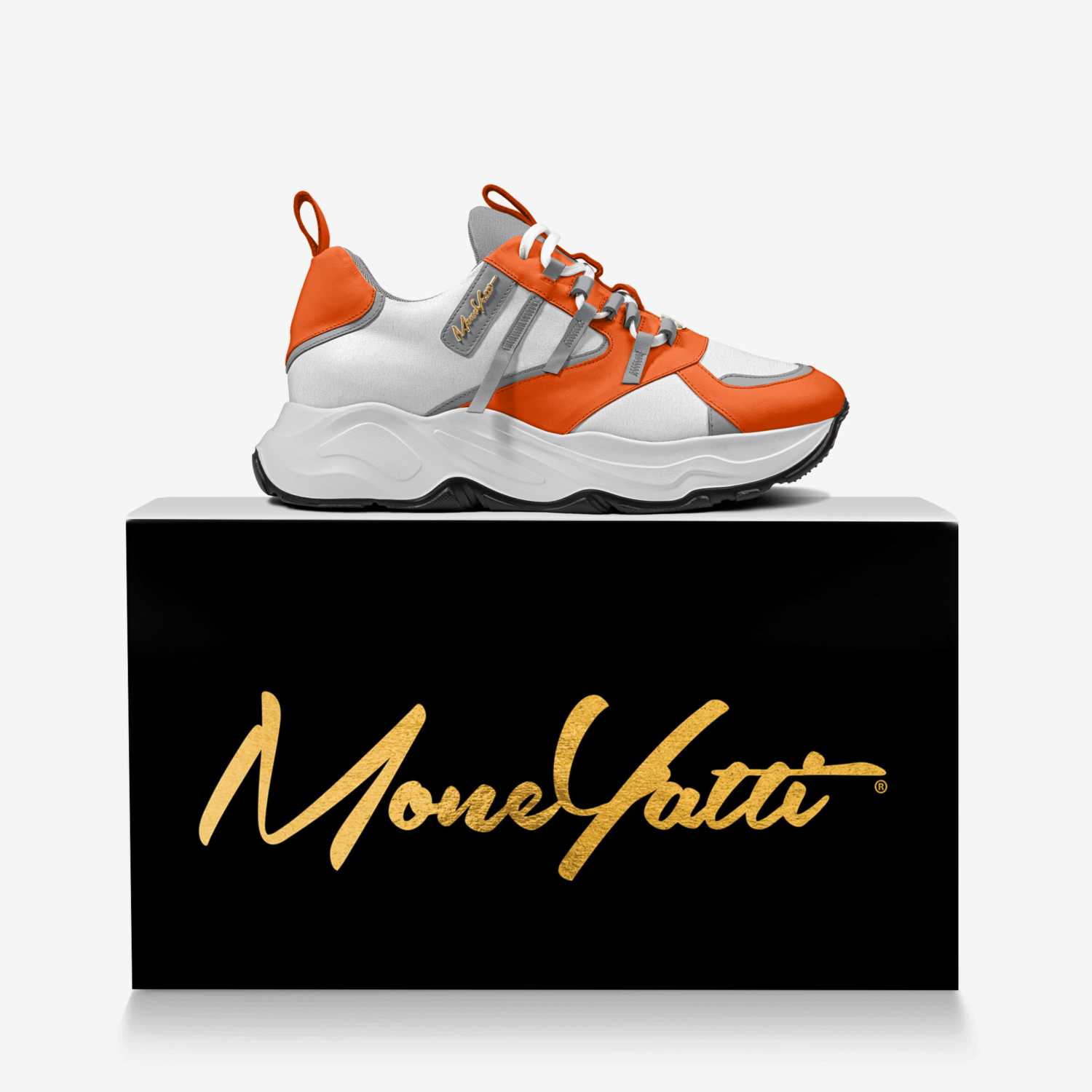 Moneyatti Bandz021 custom made in Italy shoes by Moneyatti Brand | Over box view