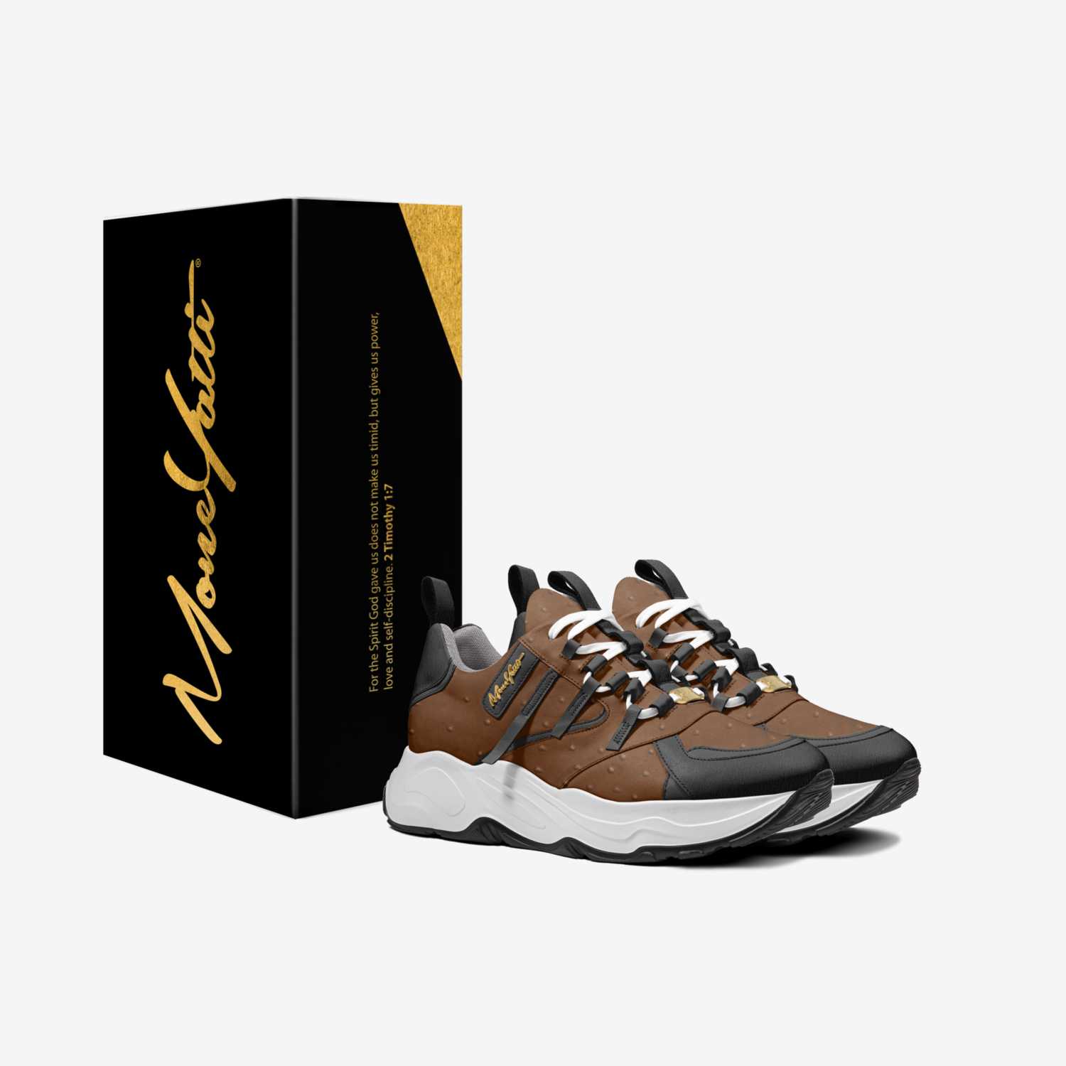 Moneyatti Bandz025 custom made in Italy shoes by Moneyatti Brand | Box view