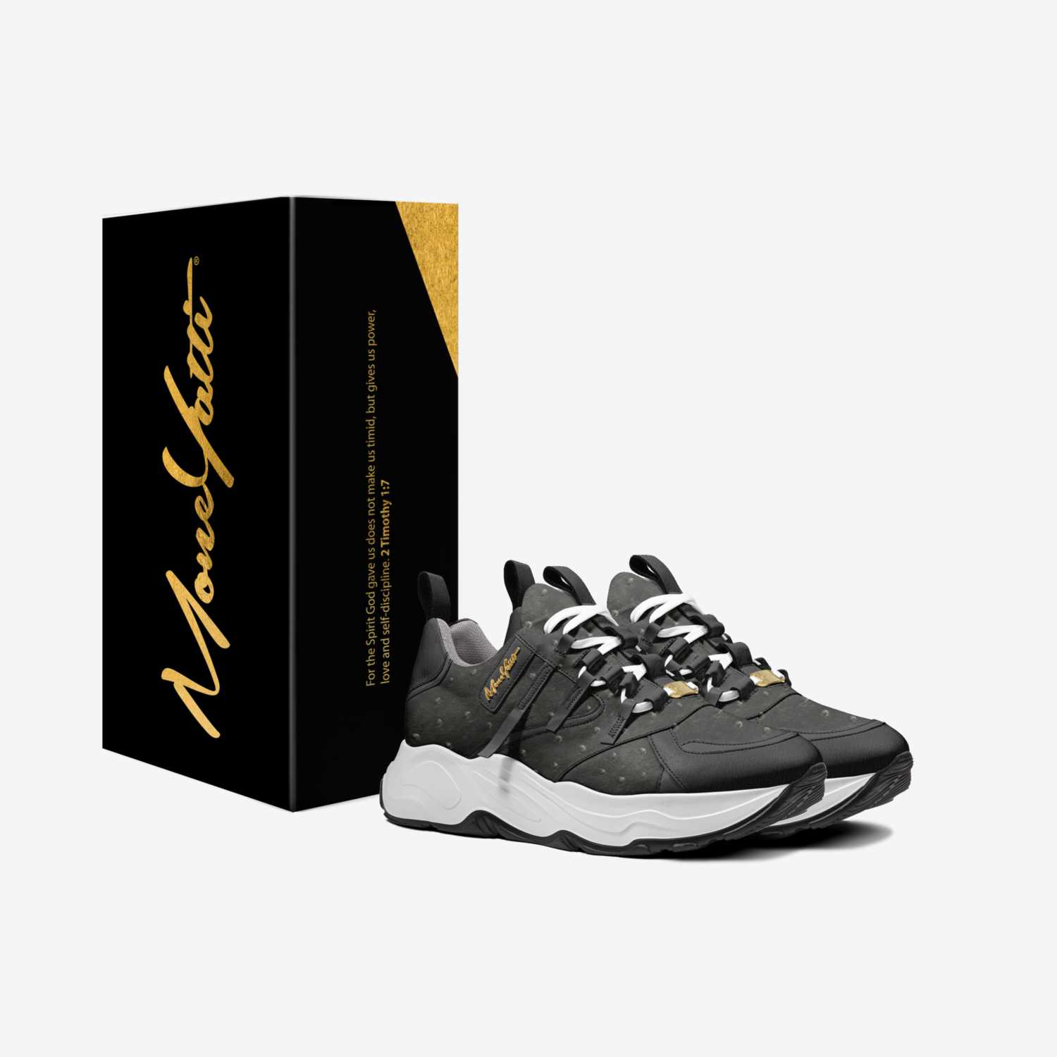 Moneyatti Bandz026 custom made in Italy shoes by Moneyatti Brand | Box view