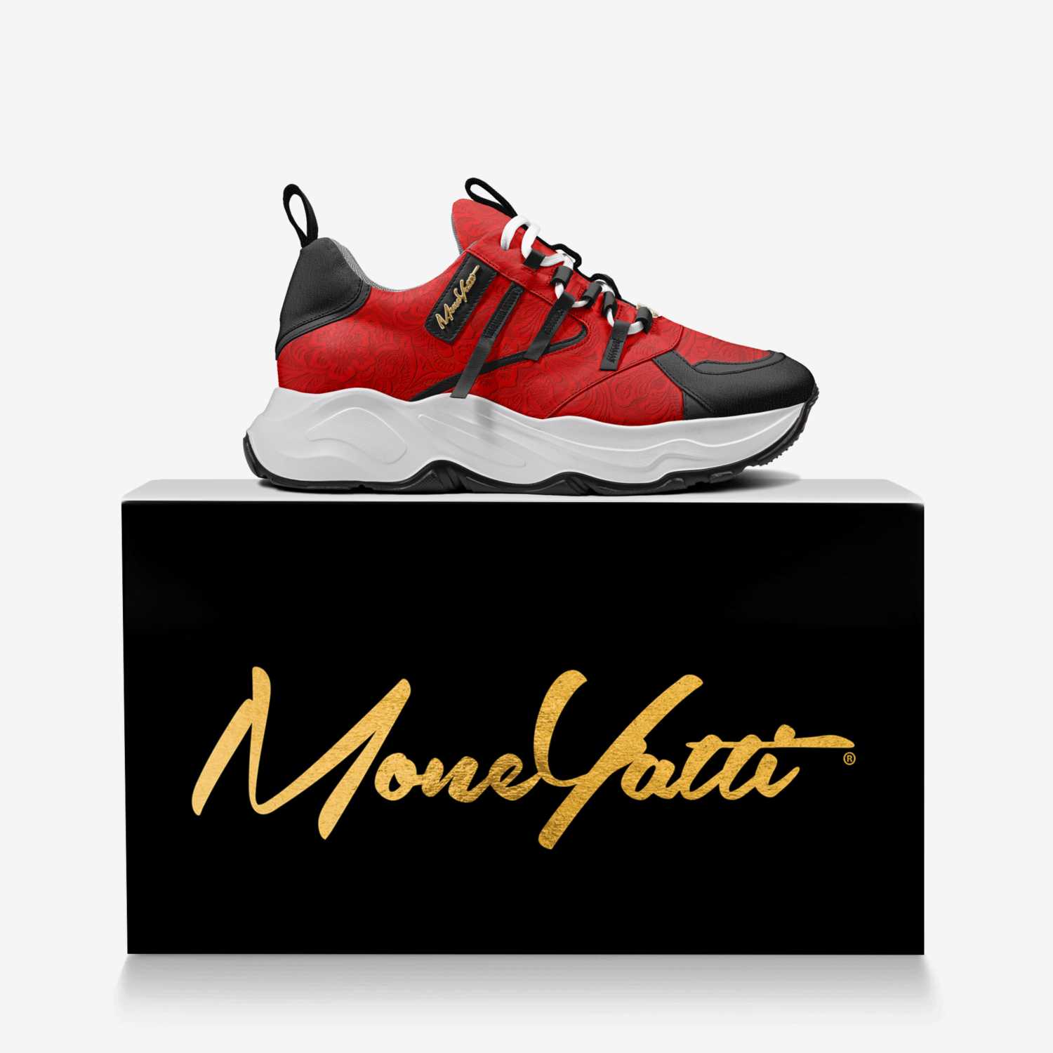 Moneyatti Bandz027 custom made in Italy shoes by Moneyatti Brand | Over box view