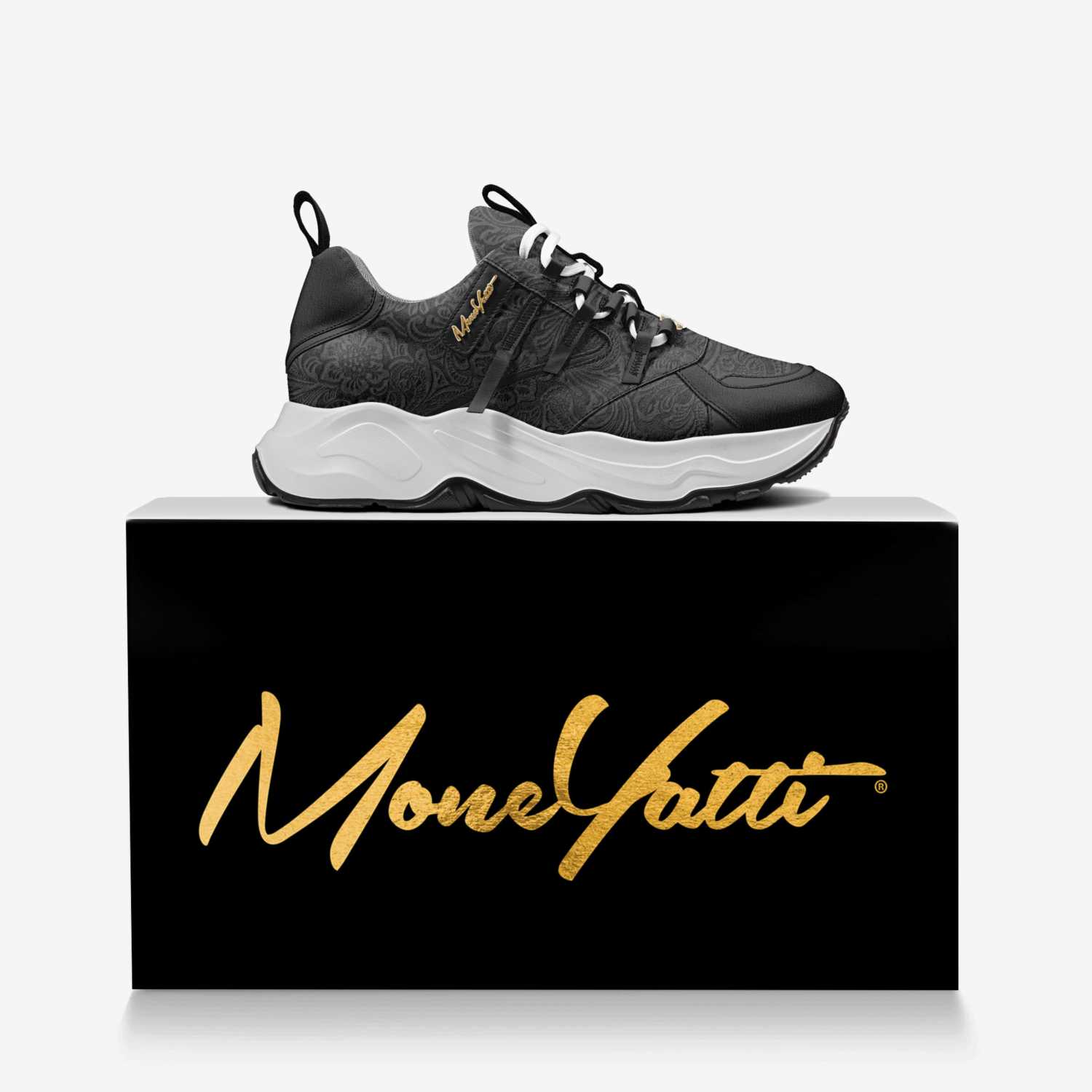 Moneyatti Bandz030 custom made in Italy shoes by Moneyatti Brand | Over box view
