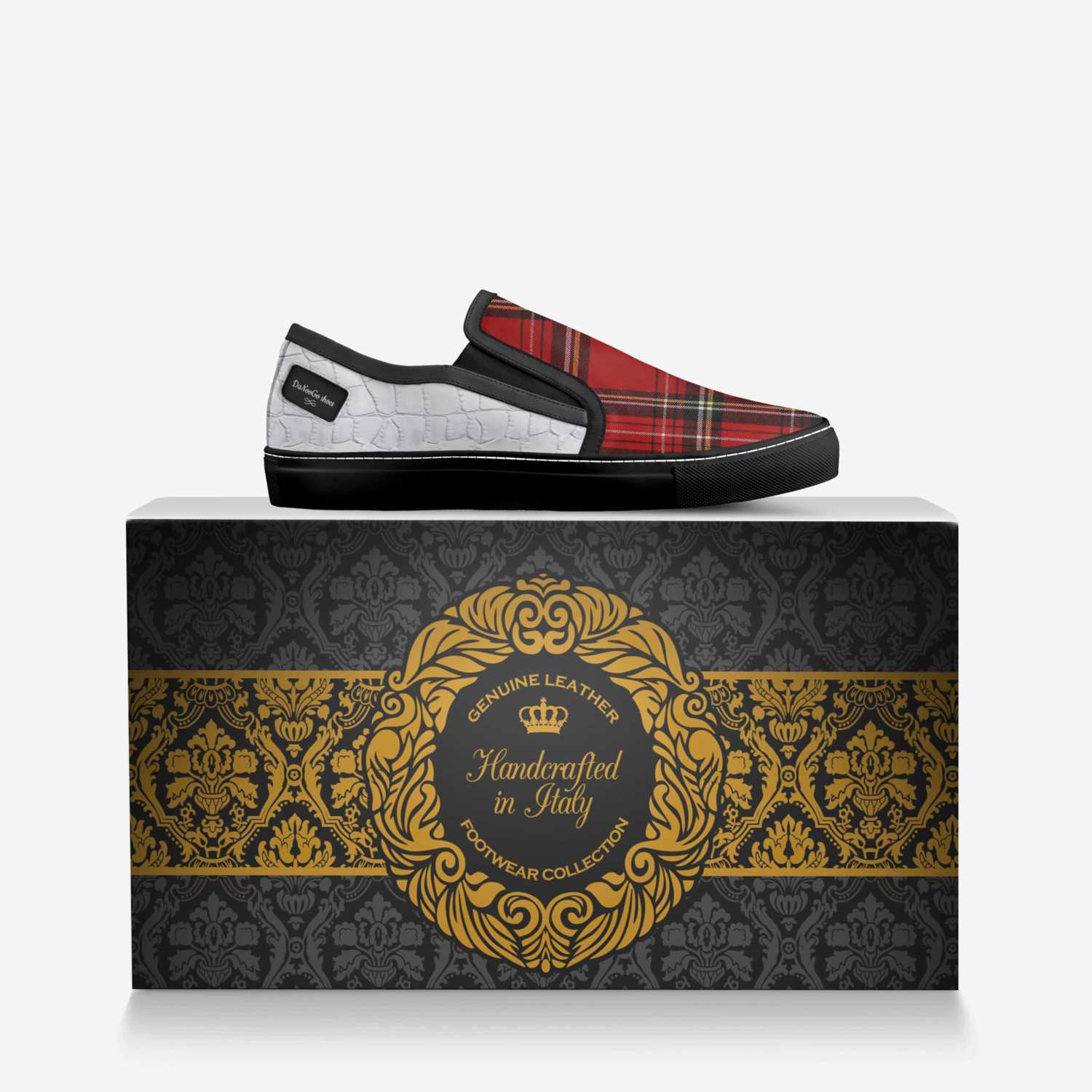 DaNooGo shoes  custom made in Italy shoes by Shametrice Douglas | Over box view