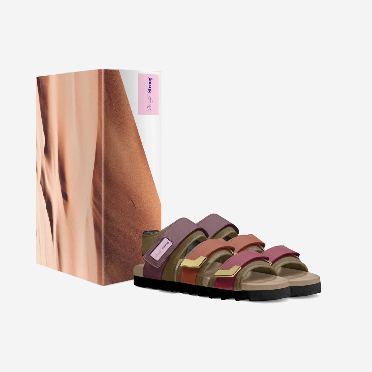 The Pyramid custom made in Italy shoes by Linda Strong | Box view