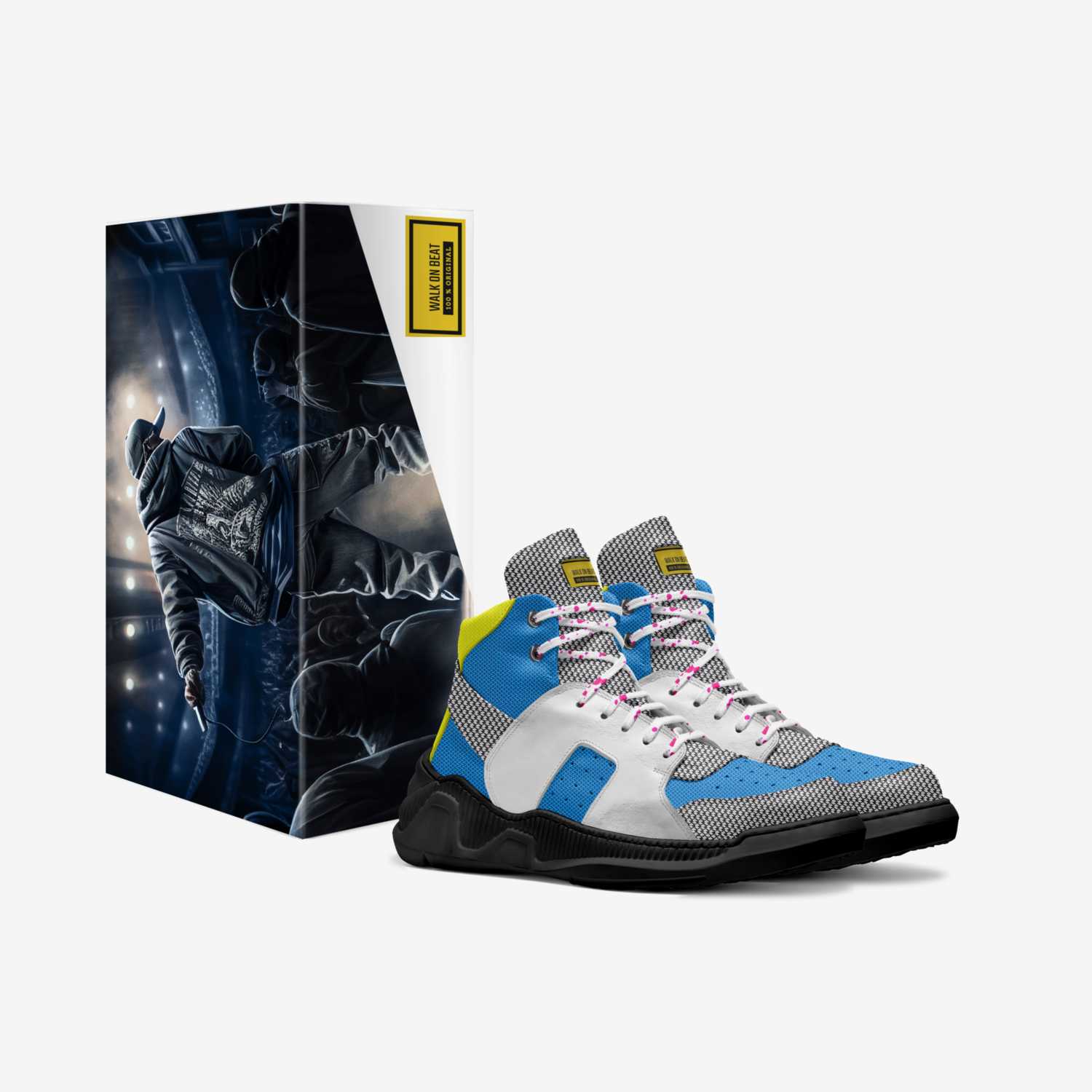 Walk On Beat custom made in Italy shoes by Alesha Green | Box view