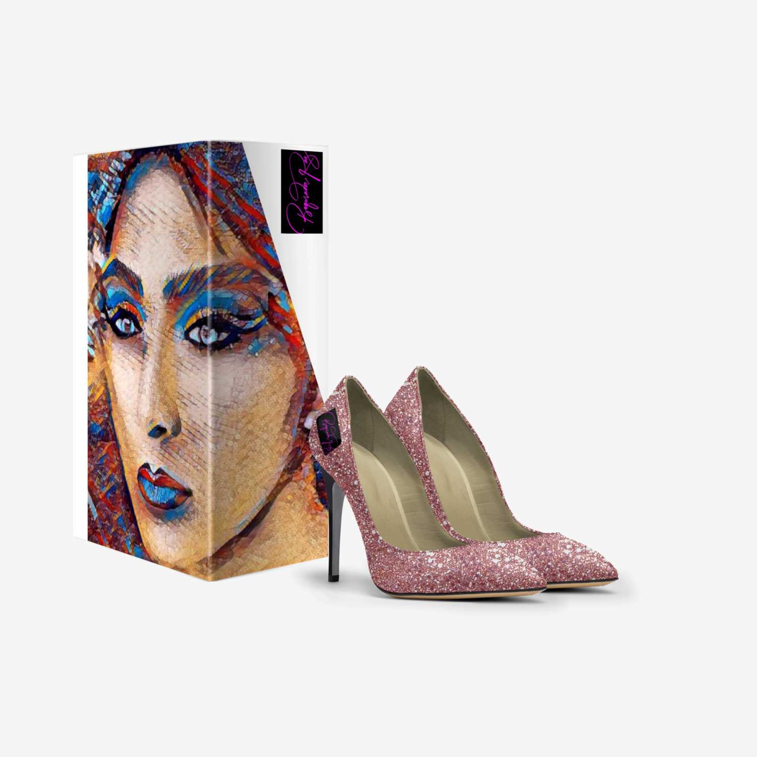 Boqorada Raz custom made in Italy shoes by Selena A Razo Bell | Box view