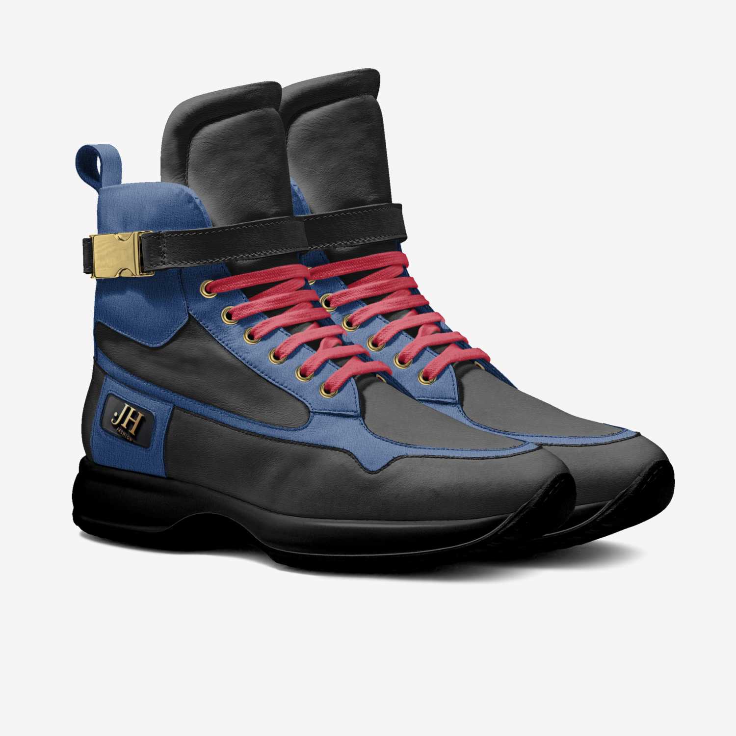 Hip-Hop Legend  custom made in Italy shoes by John Hopkins | Double view