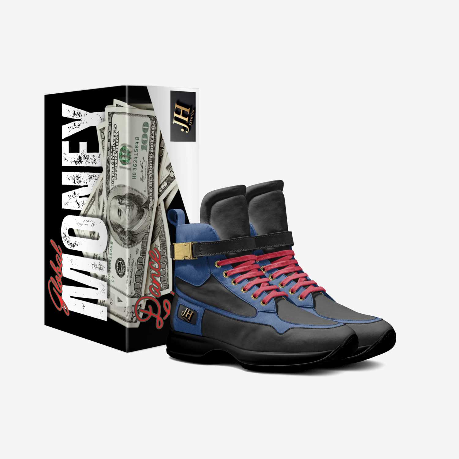 Hip-Hop Legend  custom made in Italy shoes by John Hopkins | Box view