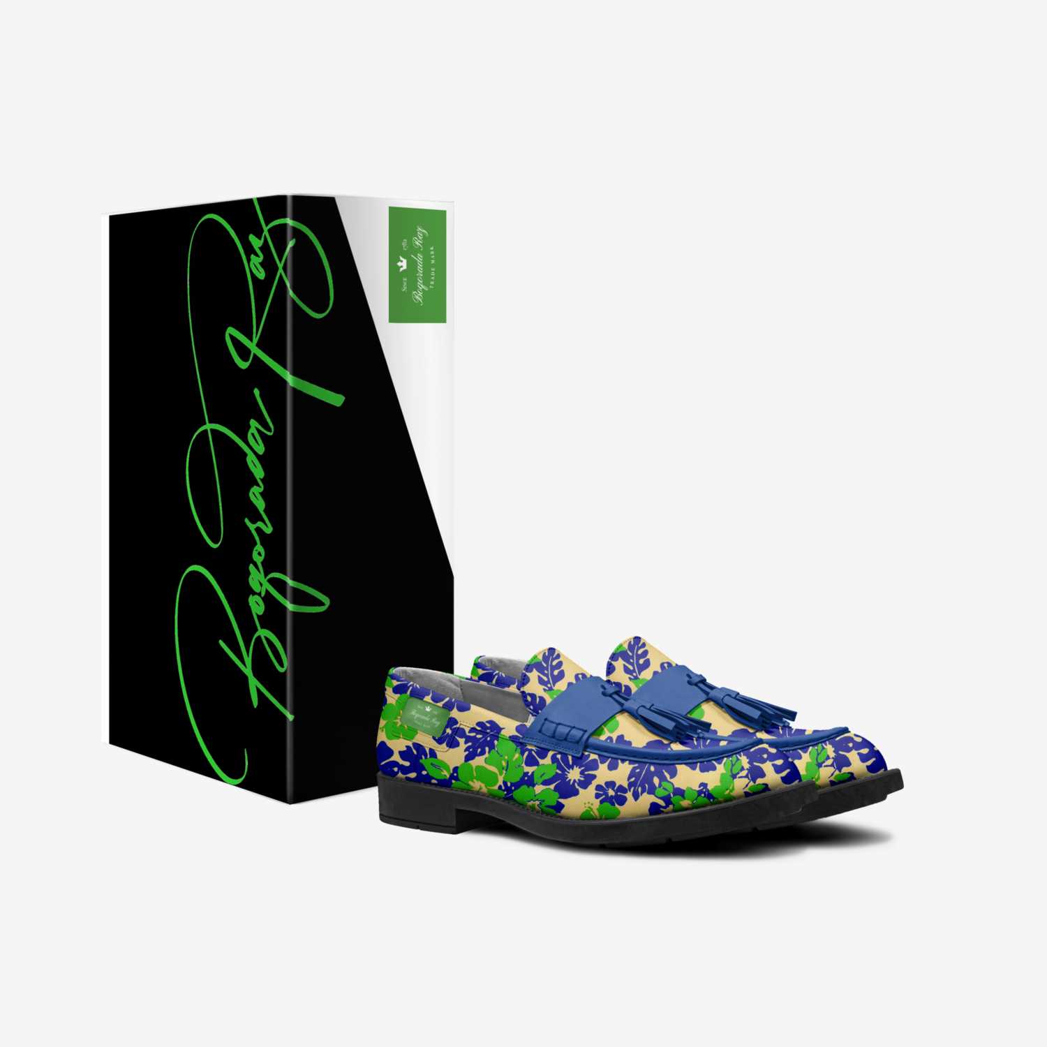 Boqorada Raz custom made in Italy shoes by Selena A Razo Bell | Box view