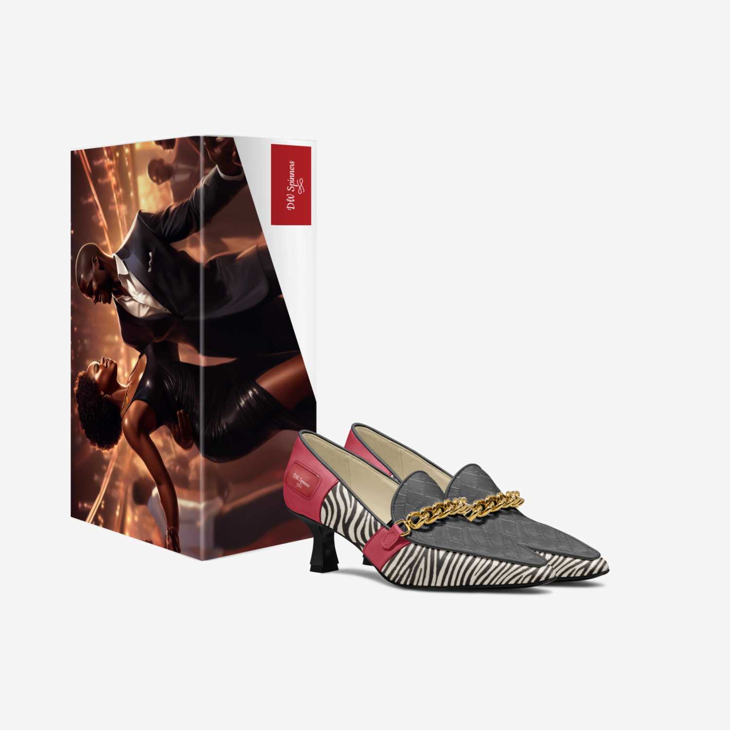 DW Spinners custom made in Italy shoes by Diana Joe | Box view