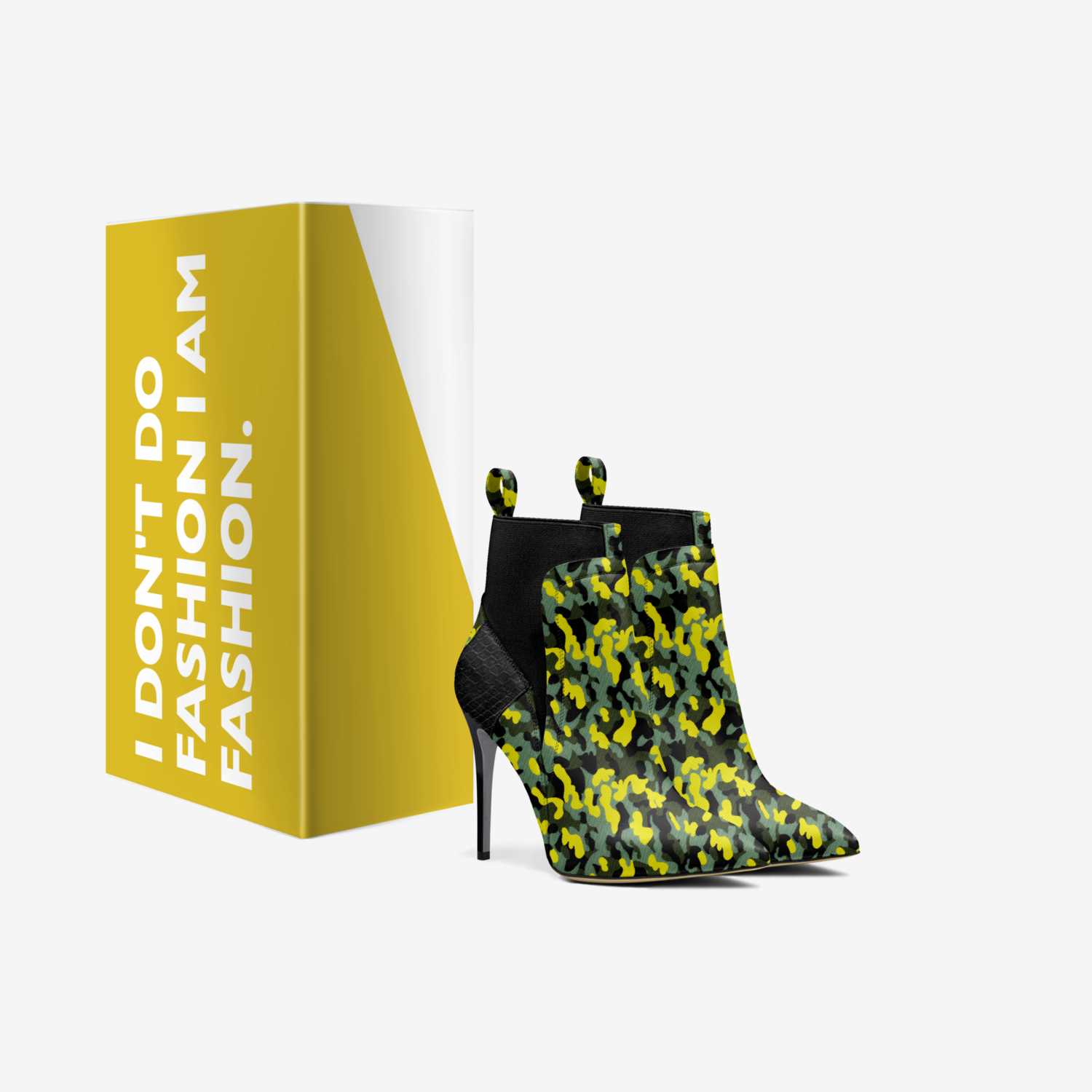 Military Maven  custom made in Italy shoes by Michelle Schager | Box view