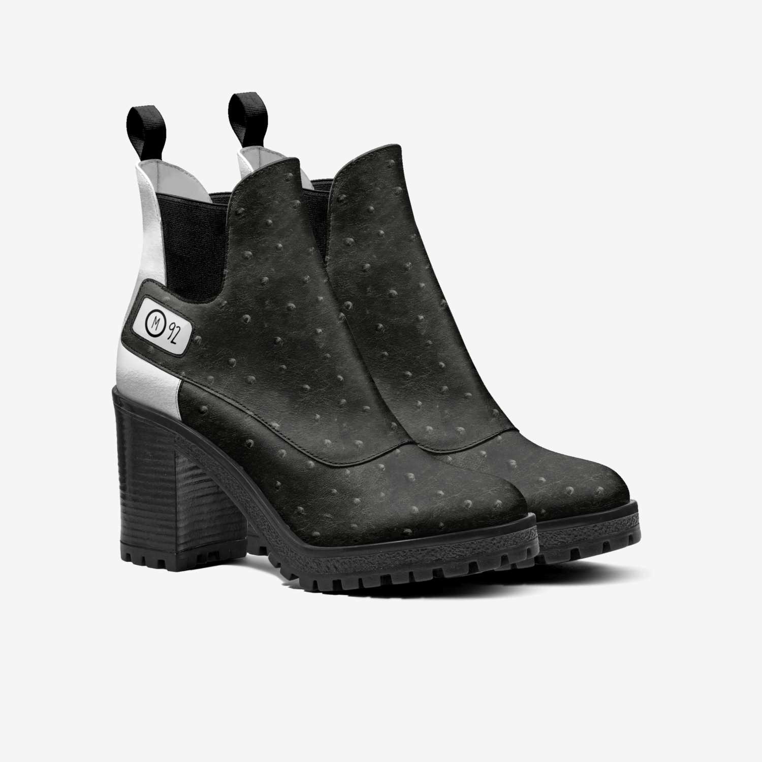 MO92 custom made in Italy shoes by Micol Ottina | Double view