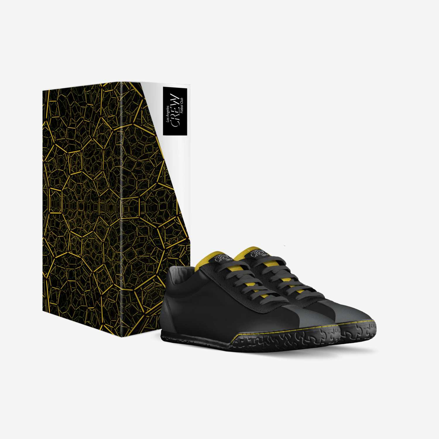 Los Angeles Crew  custom made in Italy shoes by Style With Kicks | Box view