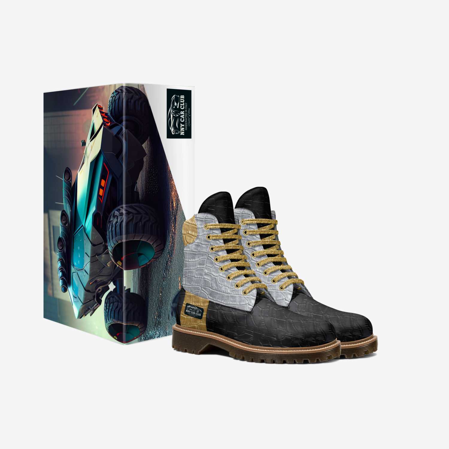 NNYCARCLUB custom made in Italy shoes by Micheal Todd | Box view