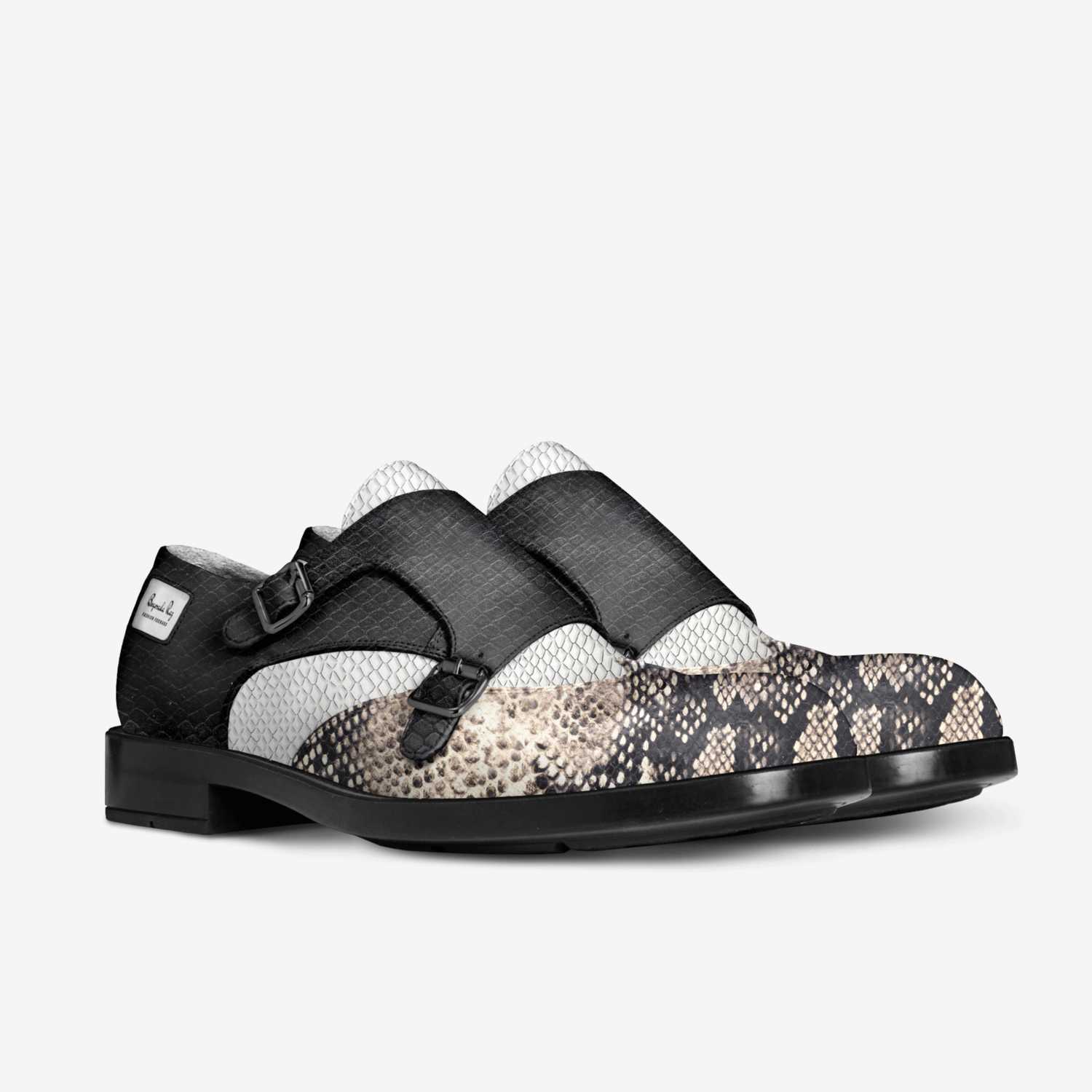 Boqorada Raz custom made in Italy shoes by Selena A Razo Bell | Double view