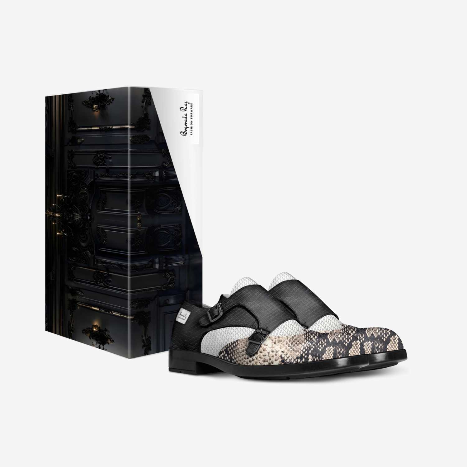 Boqorada Raz custom made in Italy shoes by Selena A Razo Bell | Box view