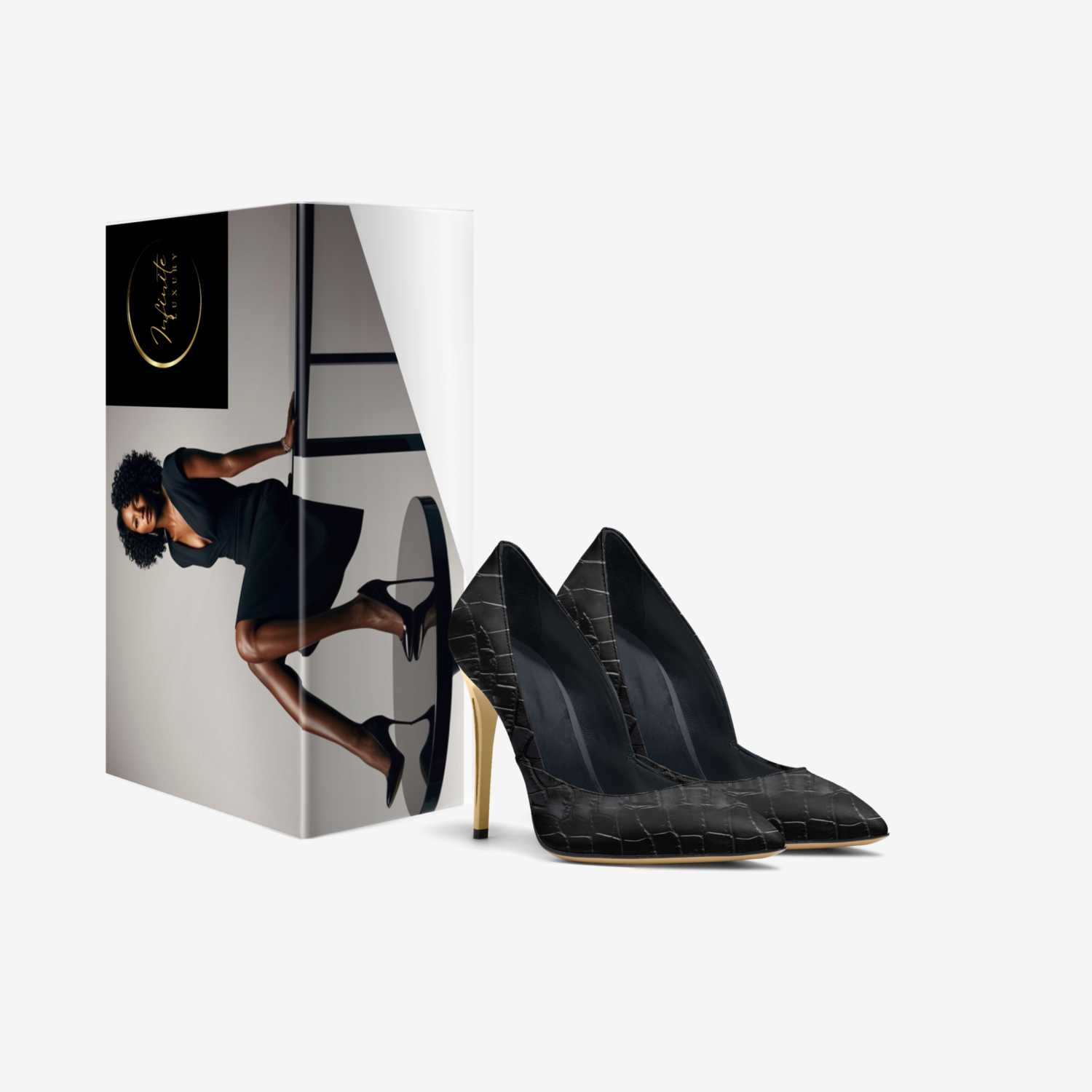 She's Fierce custom made in Italy shoes by Curtis Robinson | Box view
