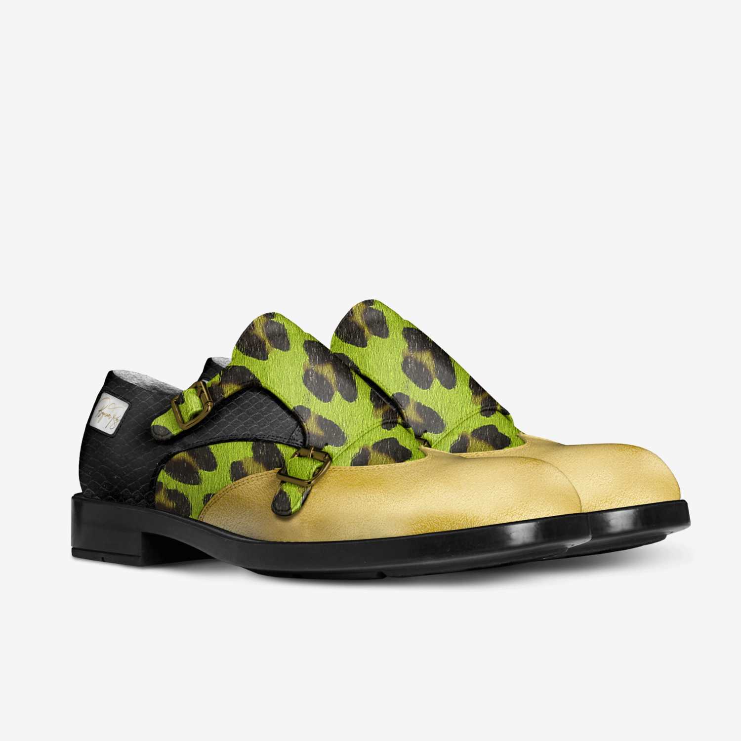 Boqorada Raz custom made in Italy shoes by Selena A Razo Bell | Double view