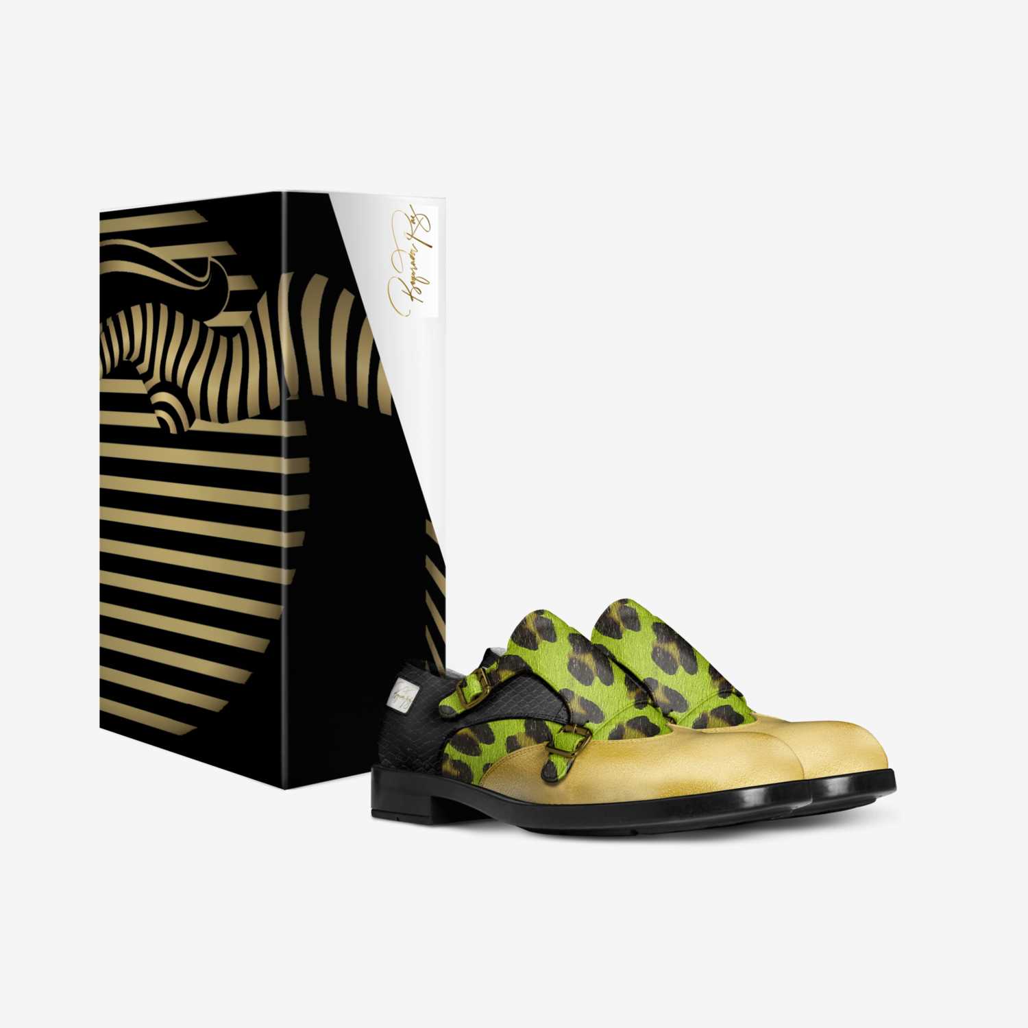 Boqorada Raz custom made in Italy shoes by Selena A Razo Bell | Box view