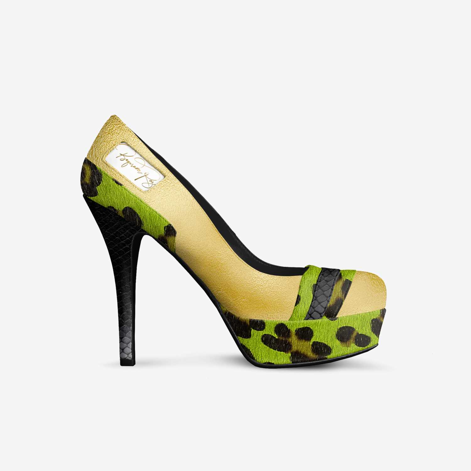 Boqorada Raz custom made in Italy shoes by Selena A Razo Bell | Side view