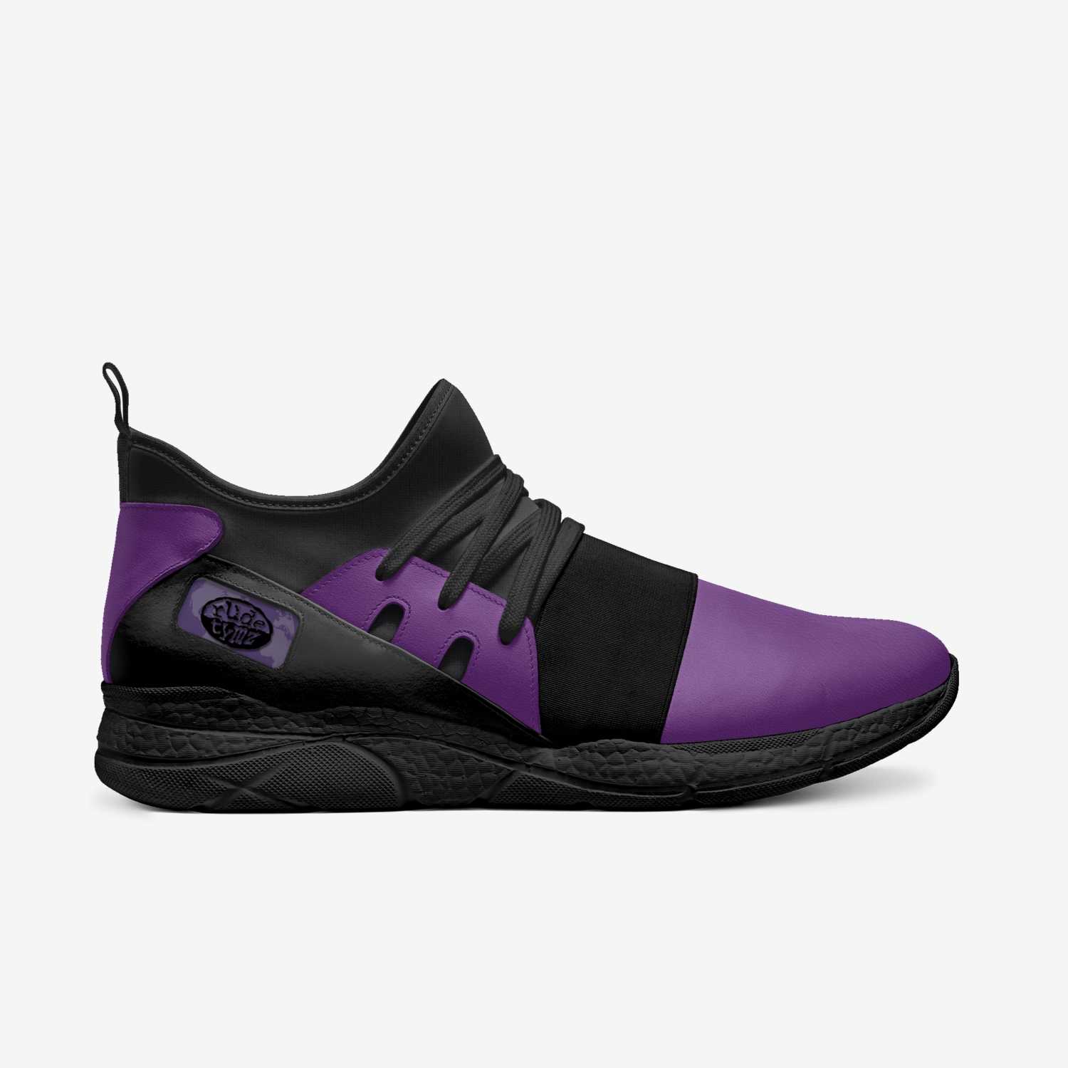 RT Purple Earth 1 custom made in Italy shoes by Byron Burke Aka Popâ Ur-mää | Side view
