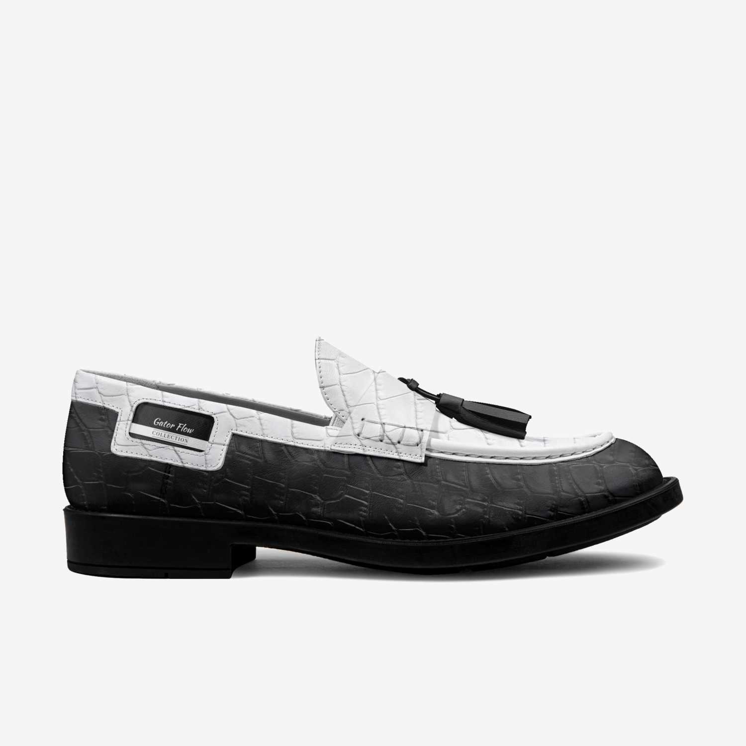 Gator Flow custom made in Italy shoes by Bullish Boutique | Side view