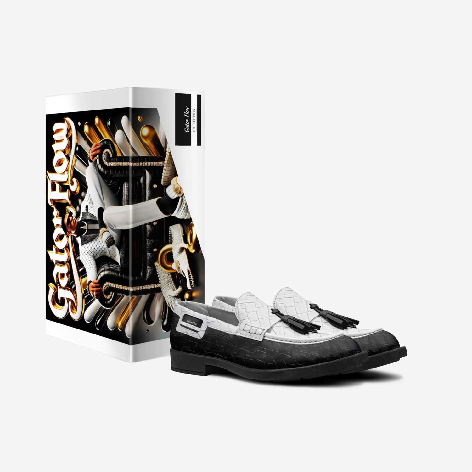 Gator Flow custom made in Italy shoes by Bullish Boutique | Box view