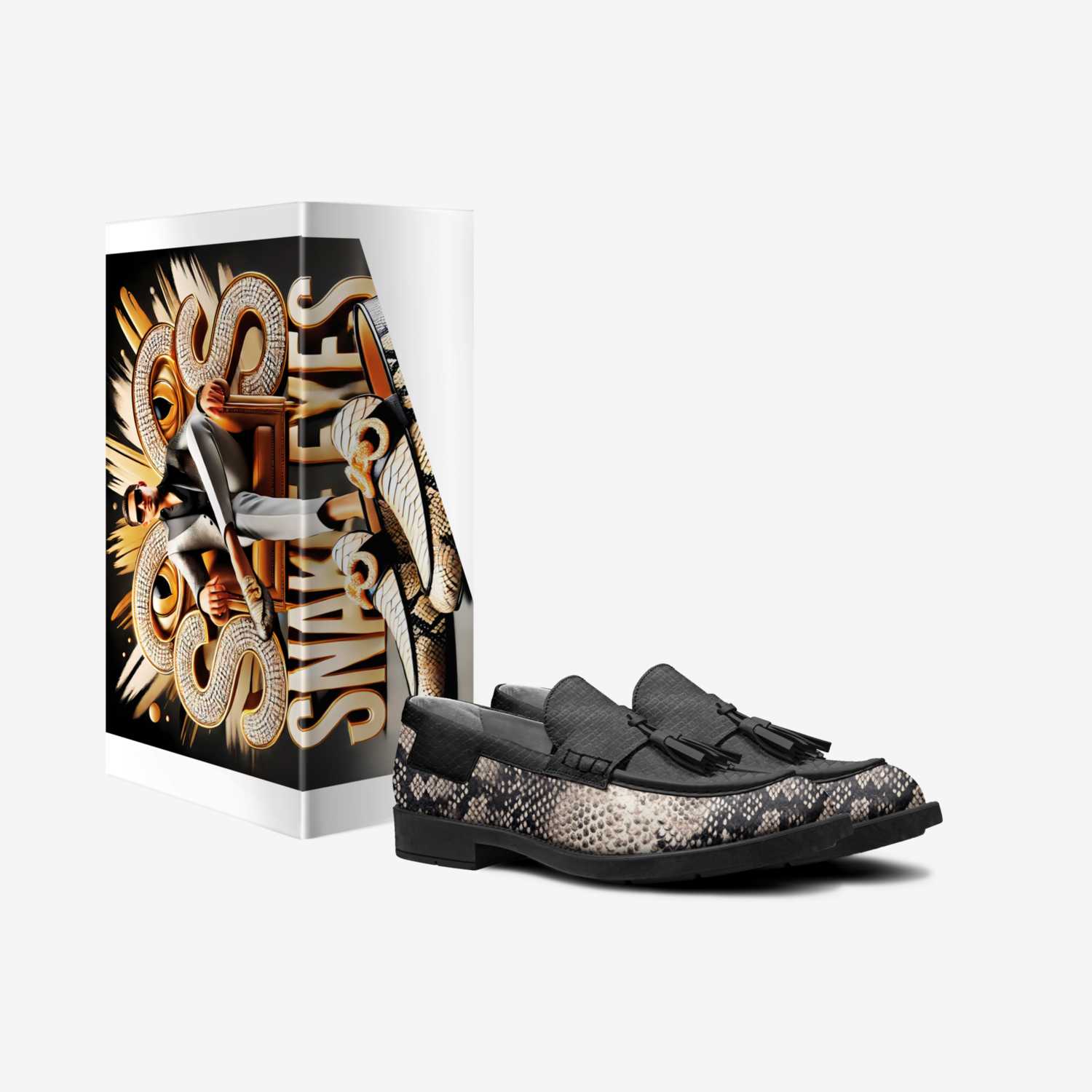 Snake Eyes custom made in Italy shoes by Bullish Boutique | Box view