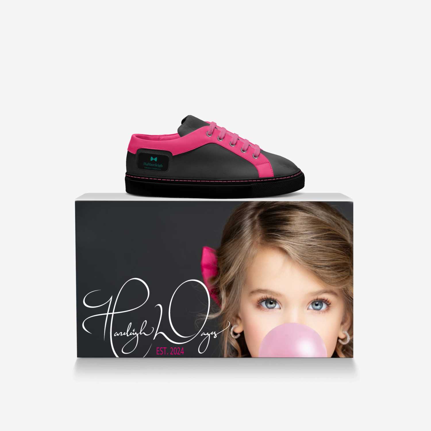 H4Hazeleigh custom made in Italy shoes by Hazeleigh Wages | Over box view