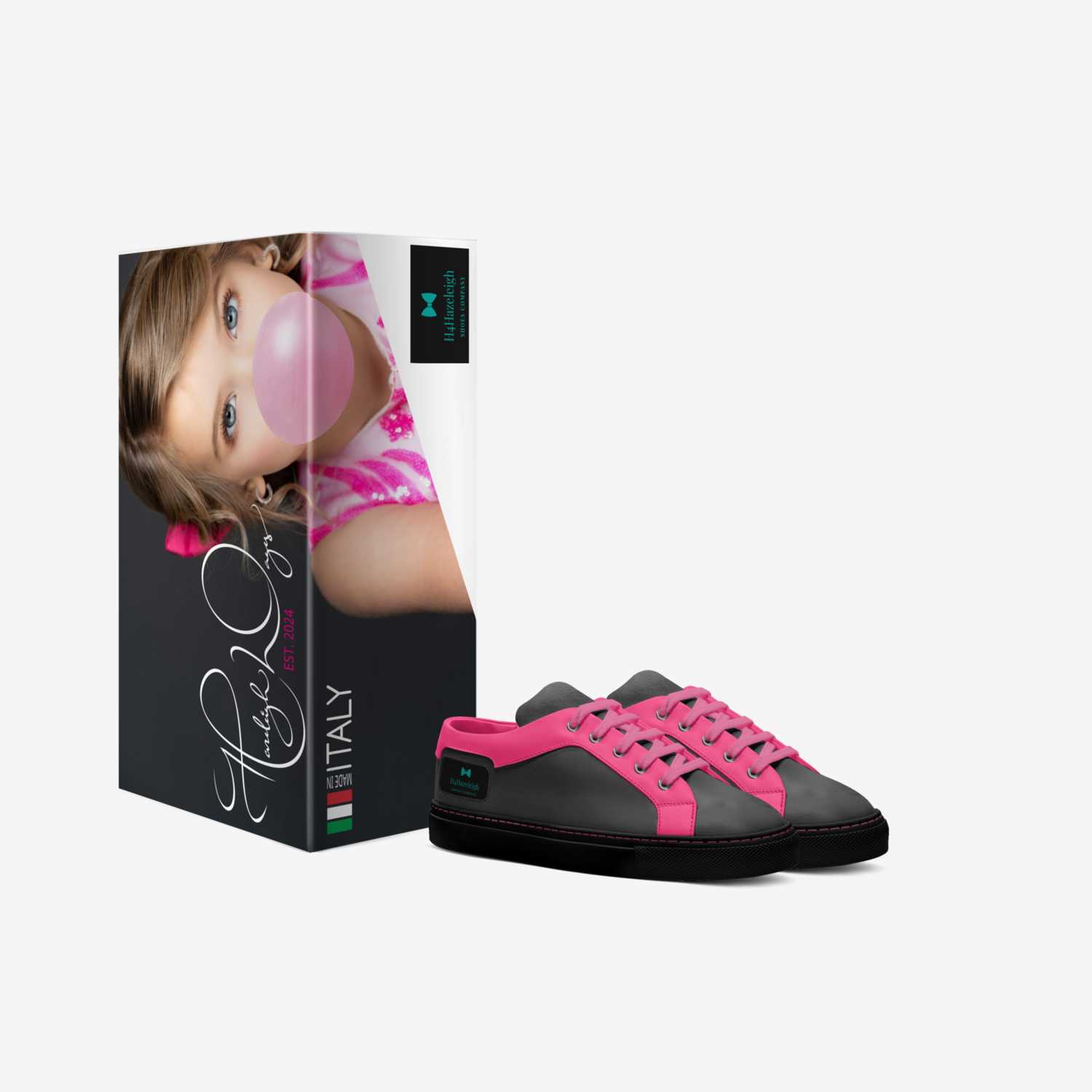 H4Hazeleigh custom made in Italy shoes by Hazeleigh Wages | Box view
