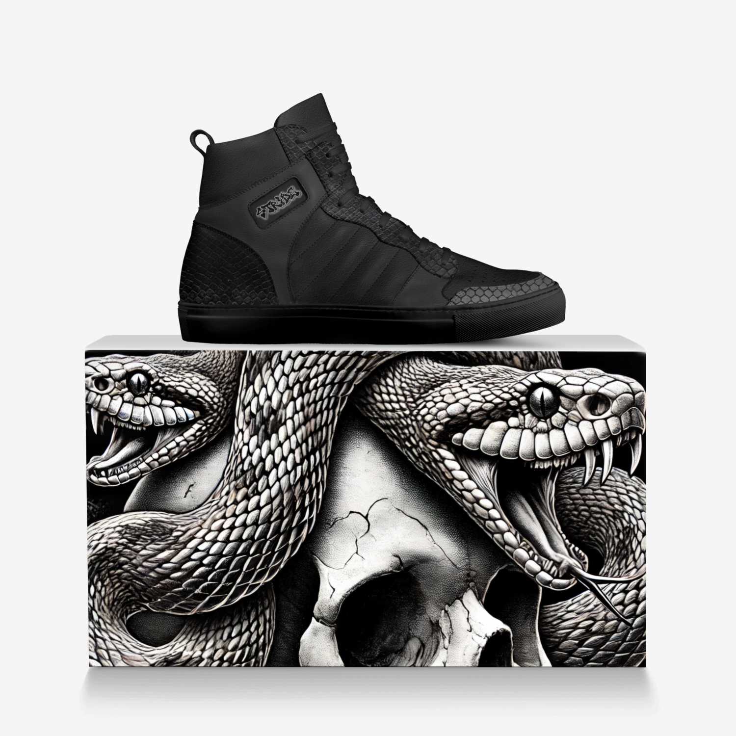STRYDE-HT custom made in Italy shoes by Adam Hansen | Over box view