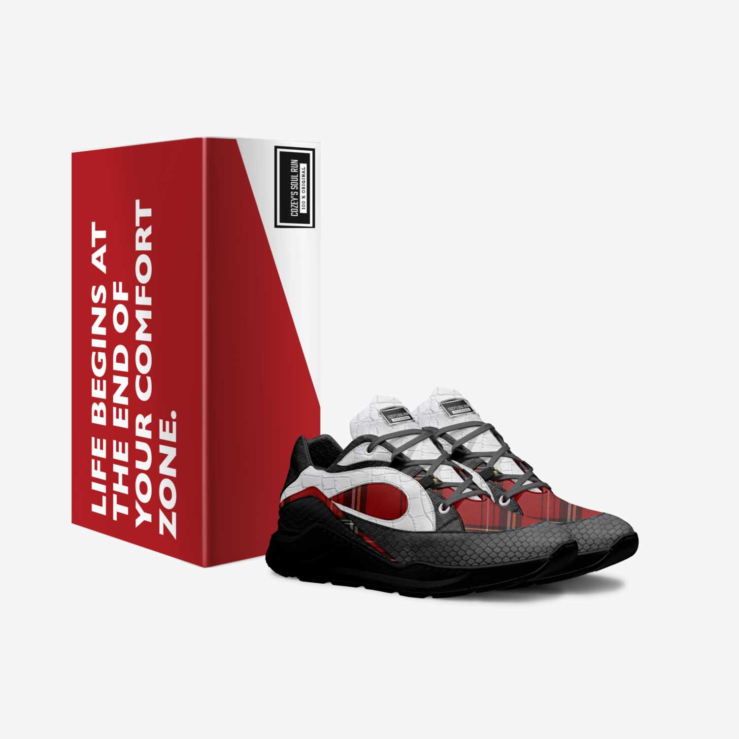 Cozey’s Soul Run custom made in Italy shoes by Juawana Holmes | Box view