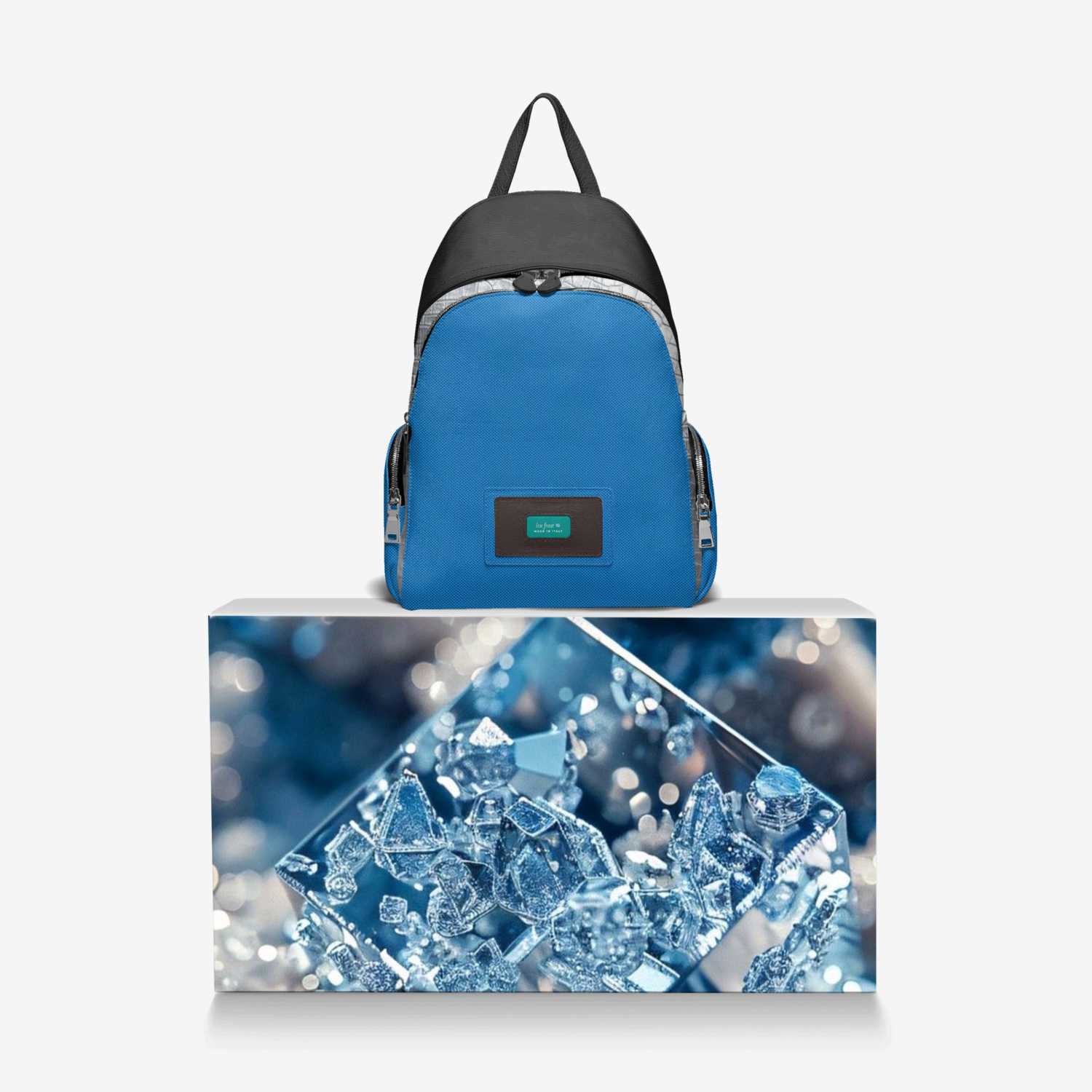 Ice frost 🧊 custom made in Italy design by Ny-leeka Jackson | Over box view