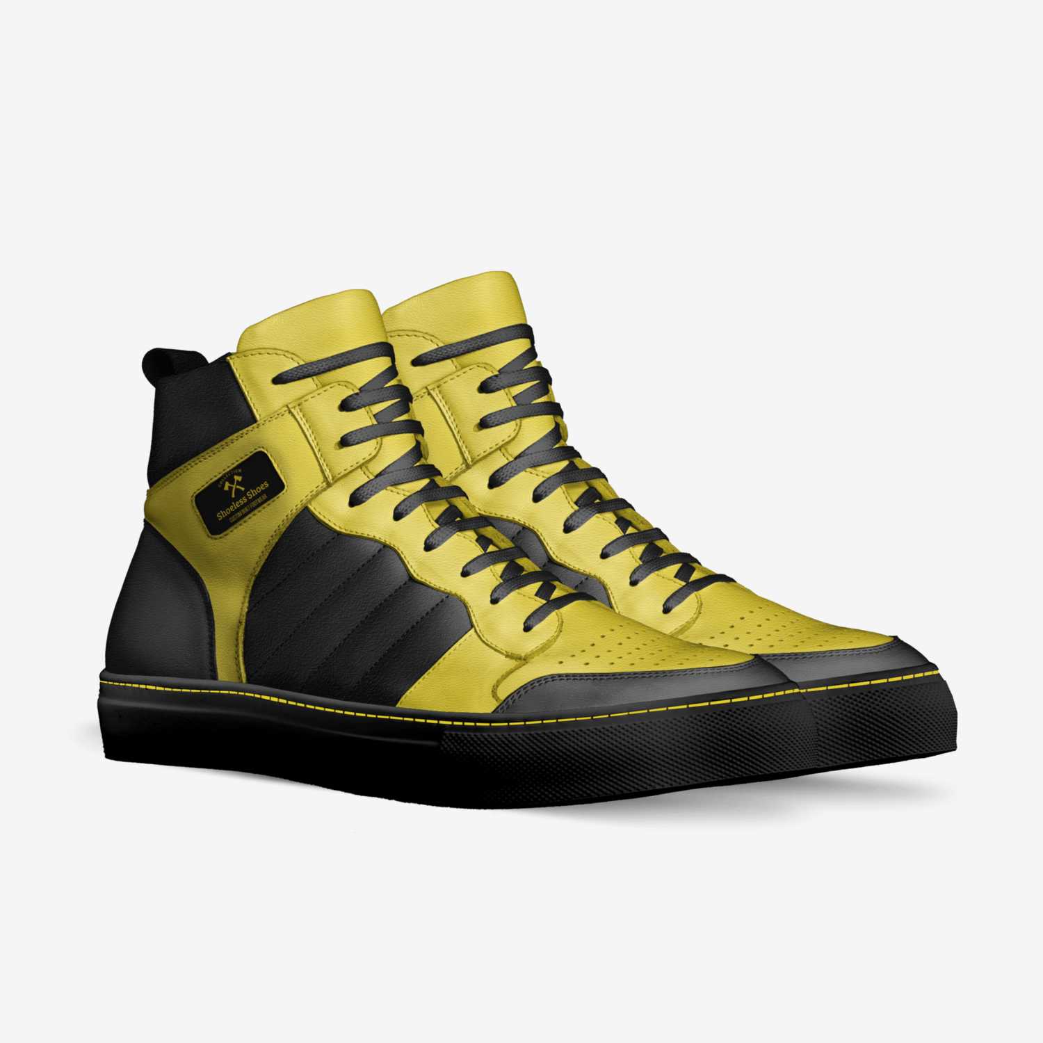 Shoeless custom made in Italy shoes by Chris Rue | Double view