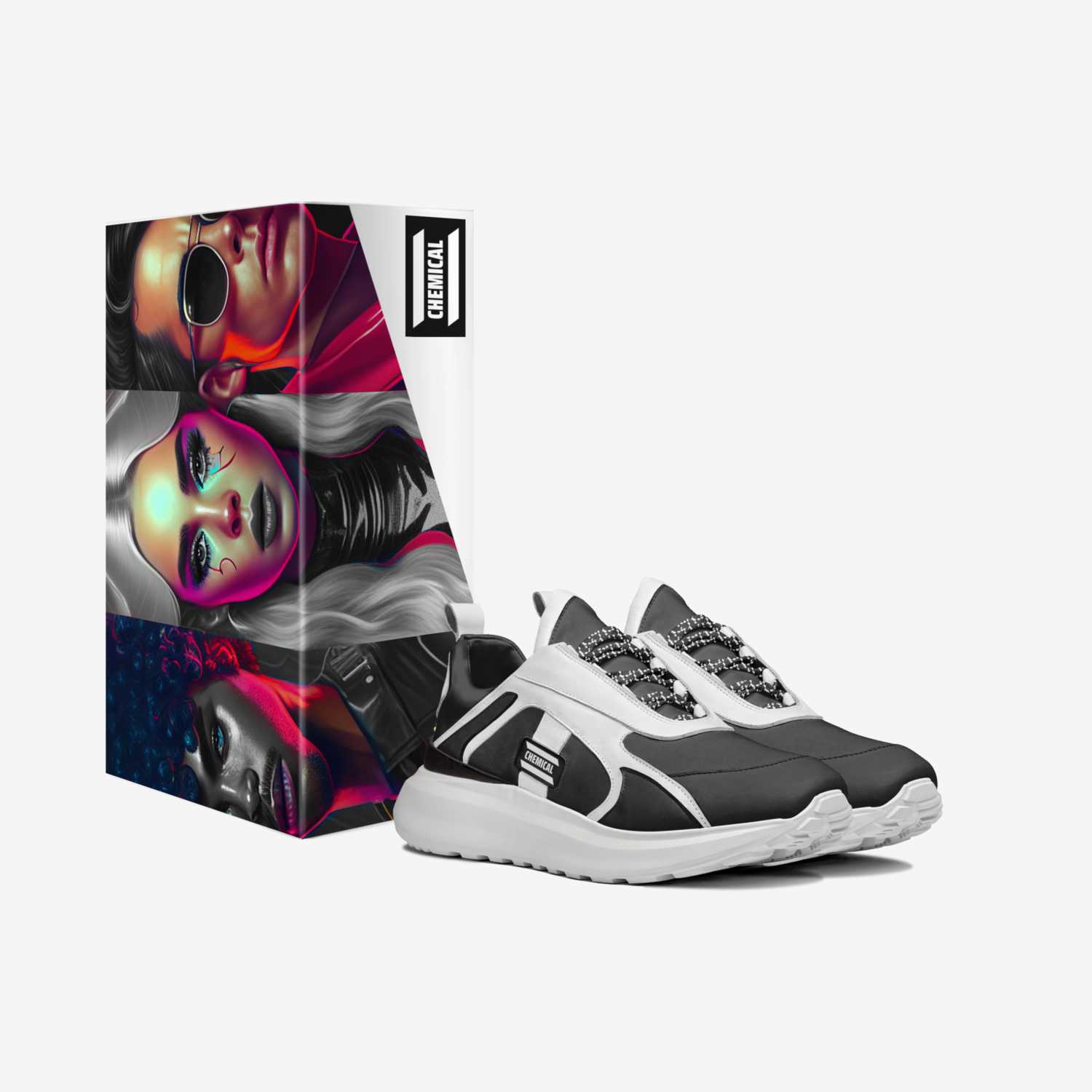 CHEMICAL  custom made in Italy shoes by Dashawn Johnson | Box view