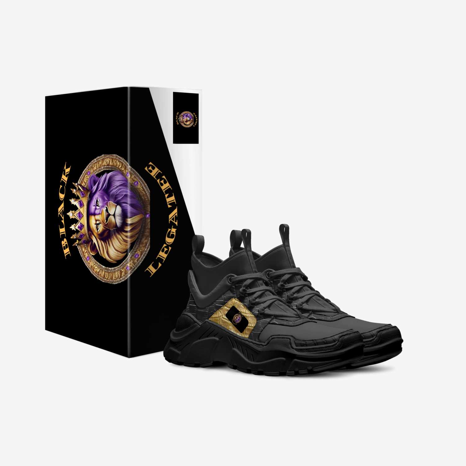 B Legatee IV custom made in Italy shoes by Kevin Hogan | Box view