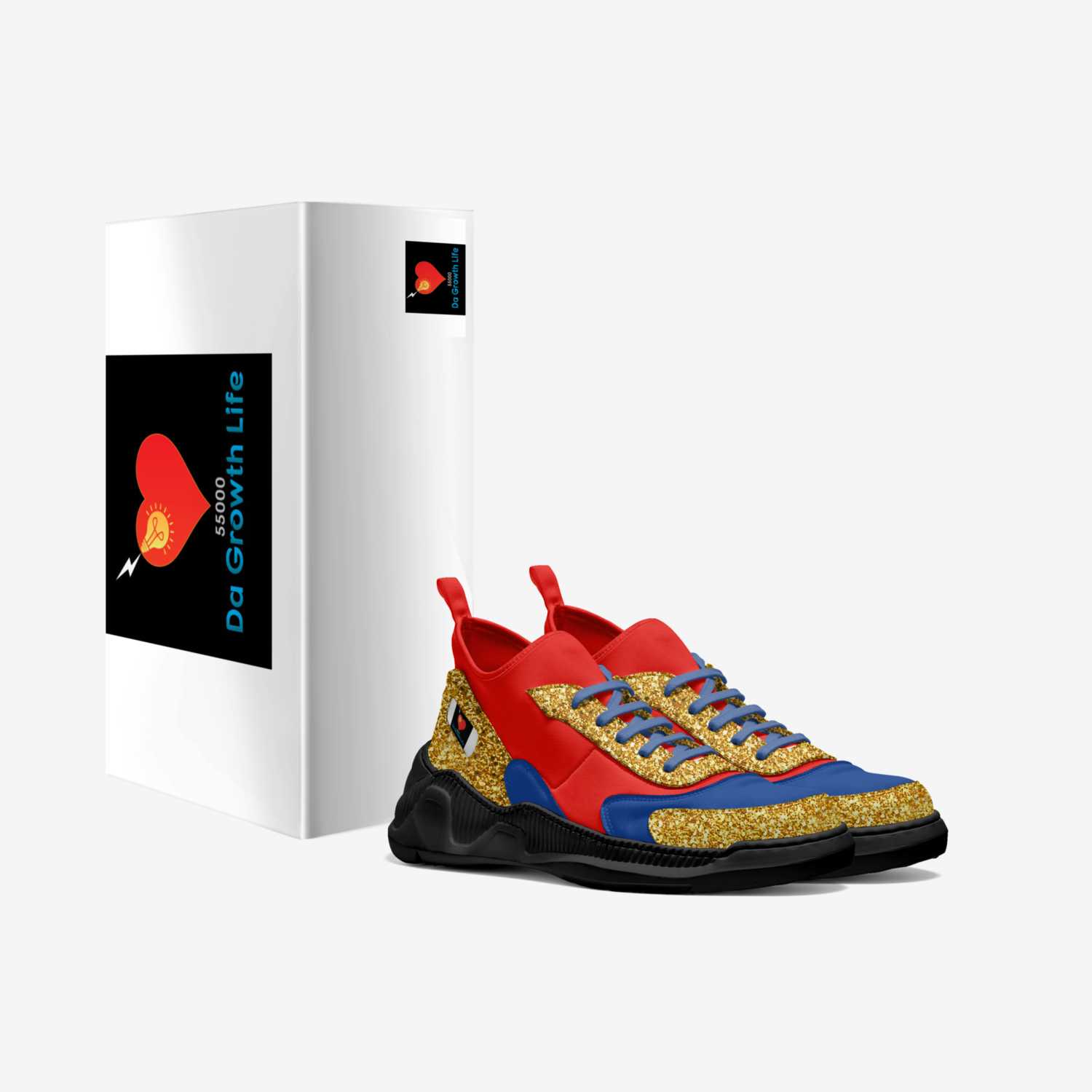 Da Growth Life 6 custom made in Italy shoes by 50000thaha Kamara | Box view