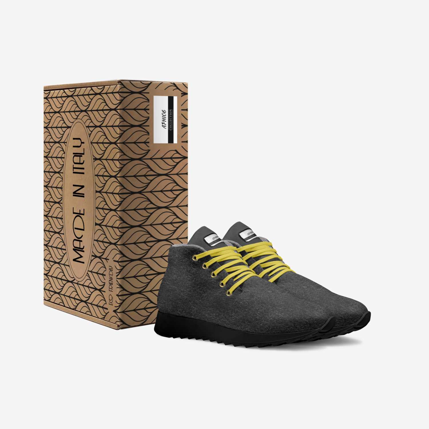 APHI06 custom made in Italy shoes by Andrew Lofton Sr | Box view