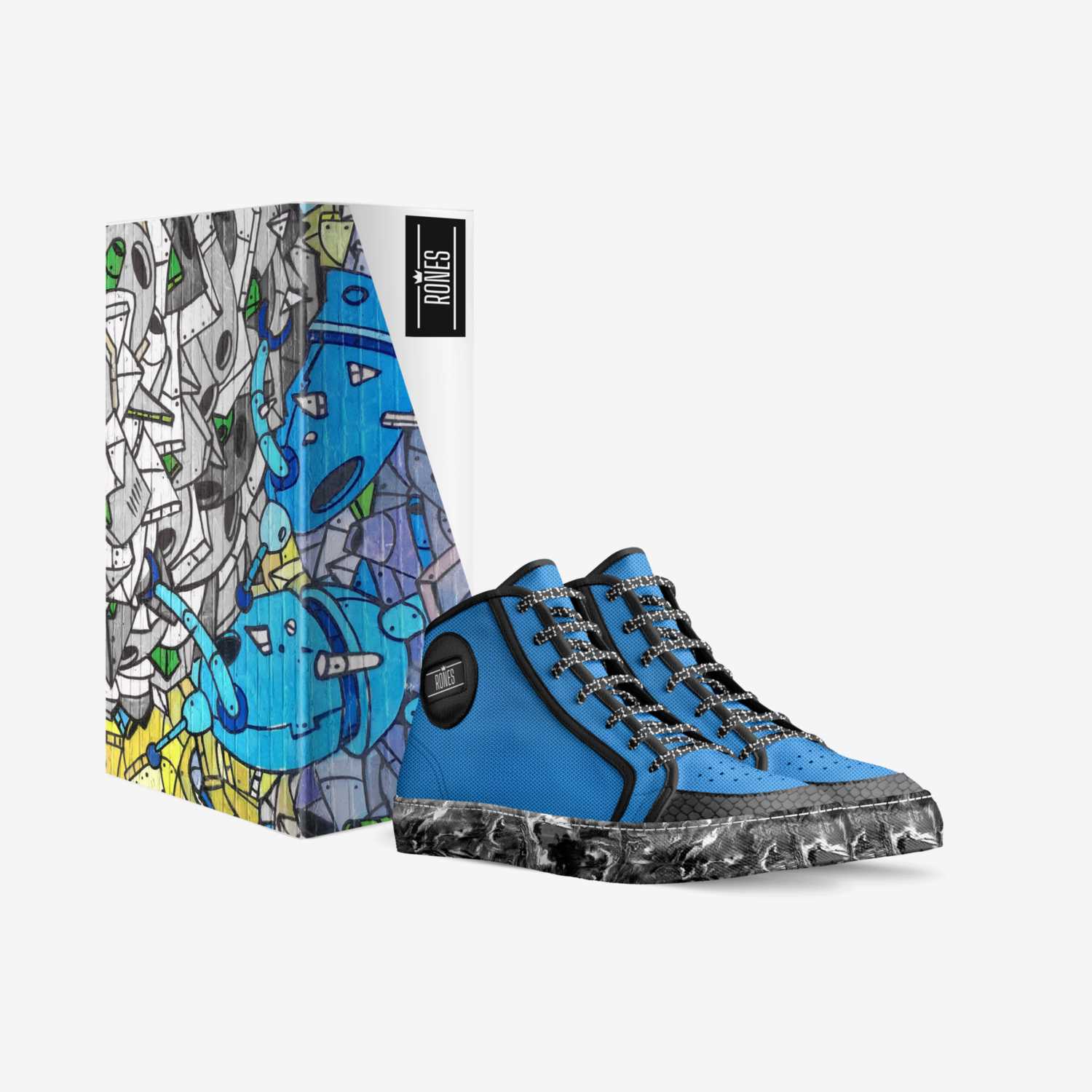 R-ONES custom made in Italy shoes by Nick Massarone | Box view